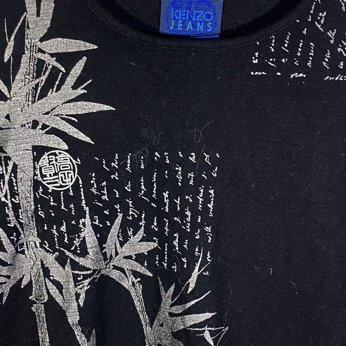Kenzo Stretch Top Graphique y2k Cyber Vintage 2000’s Kenzo Jeans Size M / US 6-8 / IT 42-44 - 3 Thumbnail