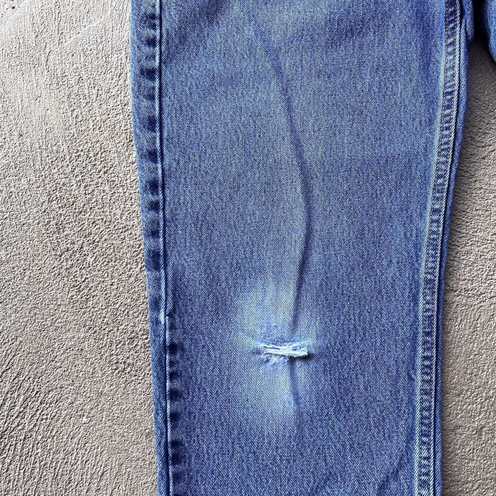 Levi's Levi's Jeans Mens 34x32 Blue 550 Baggy Loose Denim Pants Skate Fade Western Work 90s Grunge Size US 34 / EU 50 - 5 Thumbnail