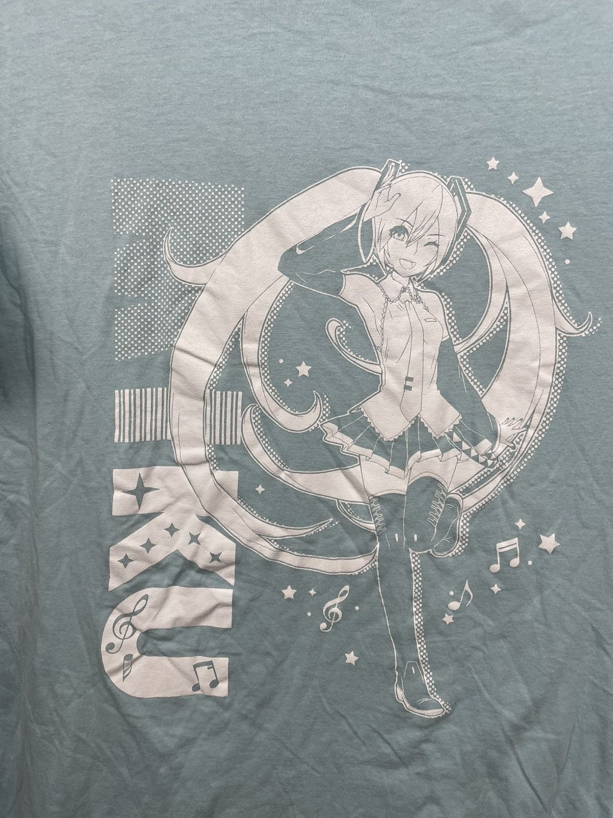 Anime Hatsune Miku Y2K Anime Manga Movie T Shirt Tee 00s Size US L / EU 52-54 / 3 - 3 Thumbnail