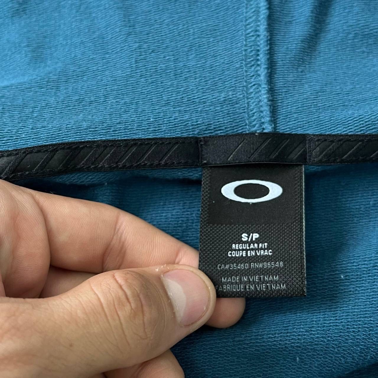 Oakley Vintage Blue Oakley Full Zip Mini Logo Graphic Print Grey Size US S / EU 44-46 / 1 - 5 Thumbnail