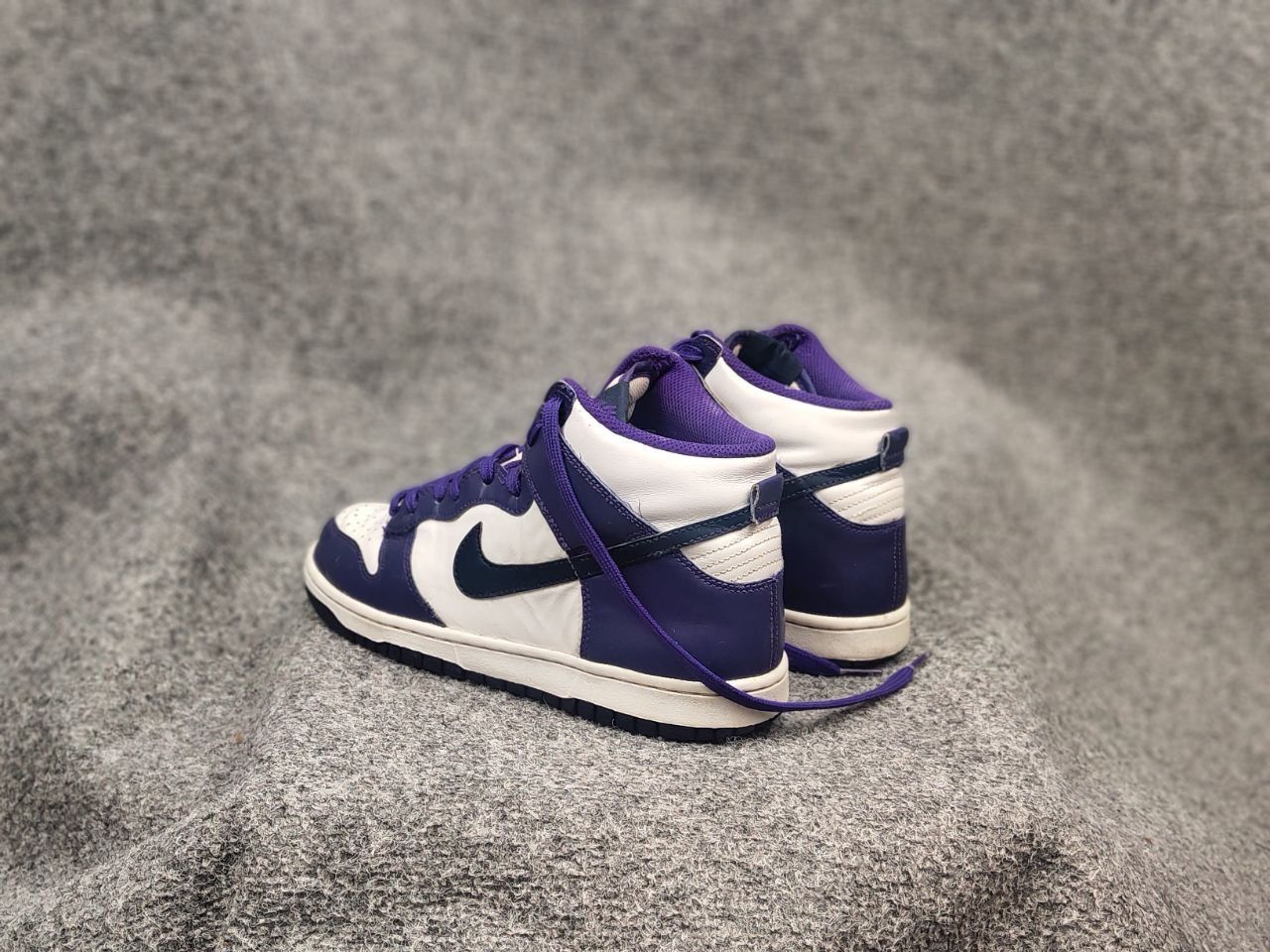 Nike Nike Dunk High Electro Purple Leather Shoes Sneaker Vintage Size US 8 / IT 38 - 11 Thumbnail