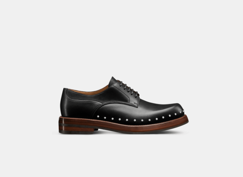 Dior o1w1db10426 3DE343 Carlo Derby Shoes in Black/Silver Size US 9 / EU 42 - 1 Thumbnail