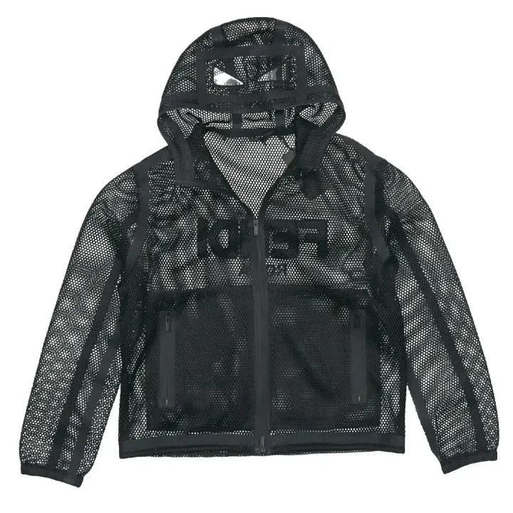 Fendi Fendi Solid Mesh Zipper Jacket 0079 Size US L / EU 52-54 / 3 - 1 Thumbnail
