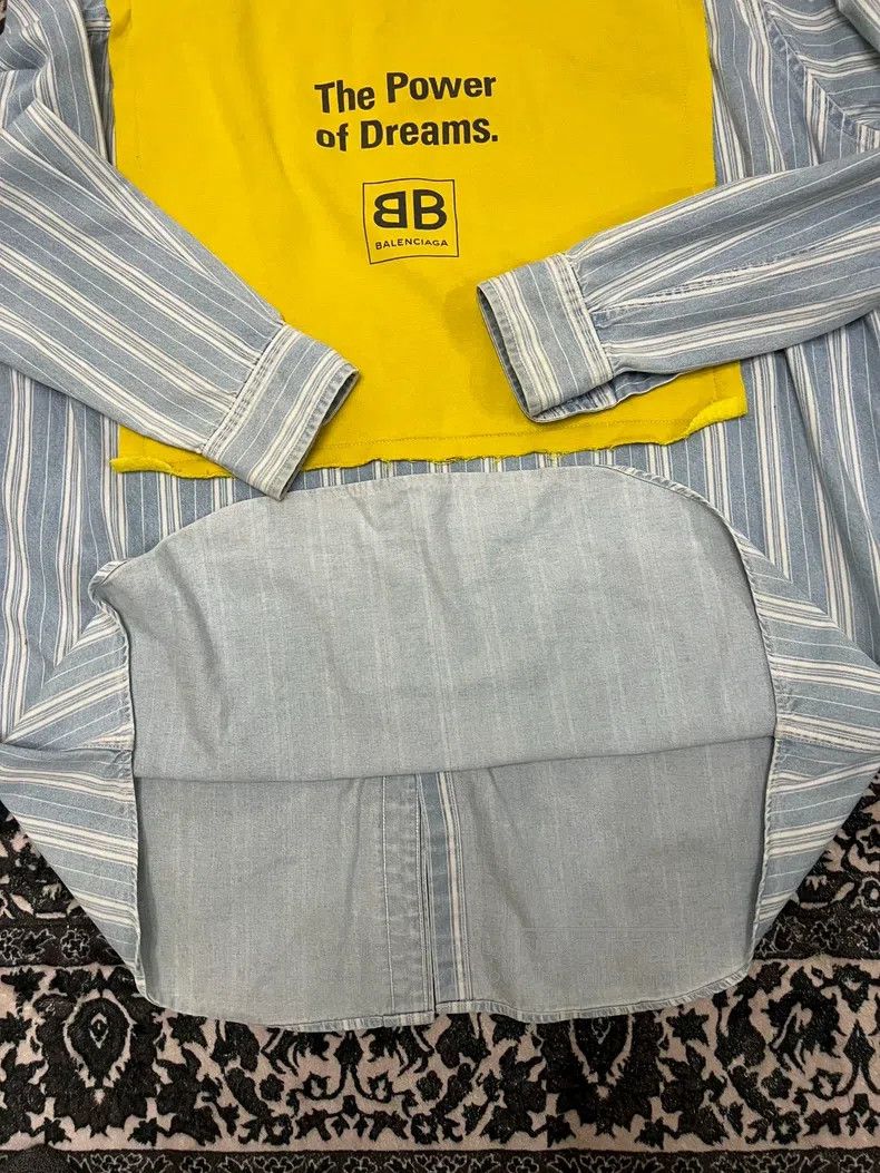 Balenciaga Balenciaga size 41 Yellow Patch Shirt Jacket Size US L / EU 52-54 / 3 - 5 Thumbnail