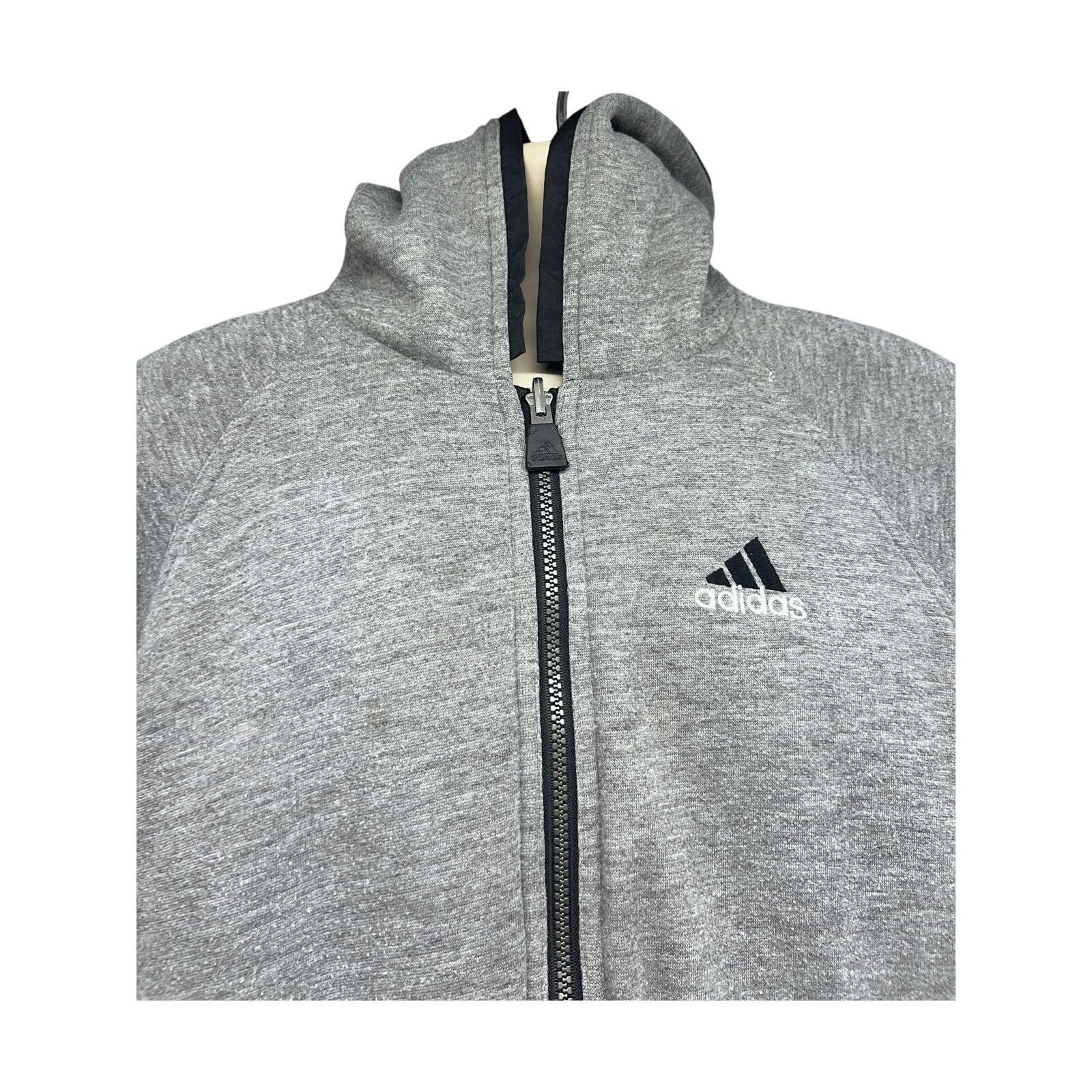Adidas Adidas Black Trefoil Spellout Hood Reversible 90s Jacket L Size US L / EU 52-54 / 3 - 12 Thumbnail