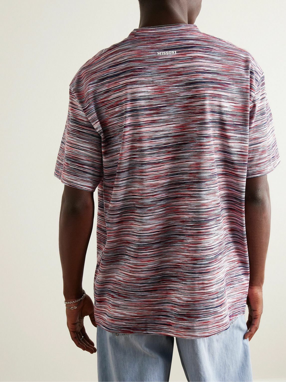 Missoni o1y0225 Crewneck T-Shirt in Multicolor Size US XL / EU 56 / 4 - 2 Thumbnail