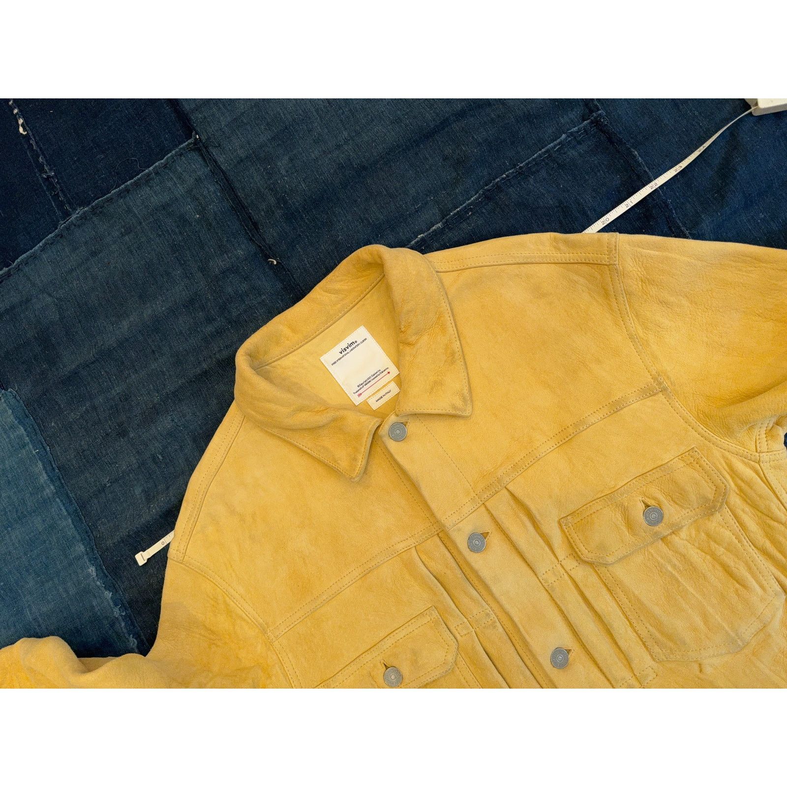 Visvim $7,000+ Visvim 2024 Lamb Suede 101 IT Jacket - 3 - Yellow Size US L / EU 52-54 / 3 - 12 Thumbnail