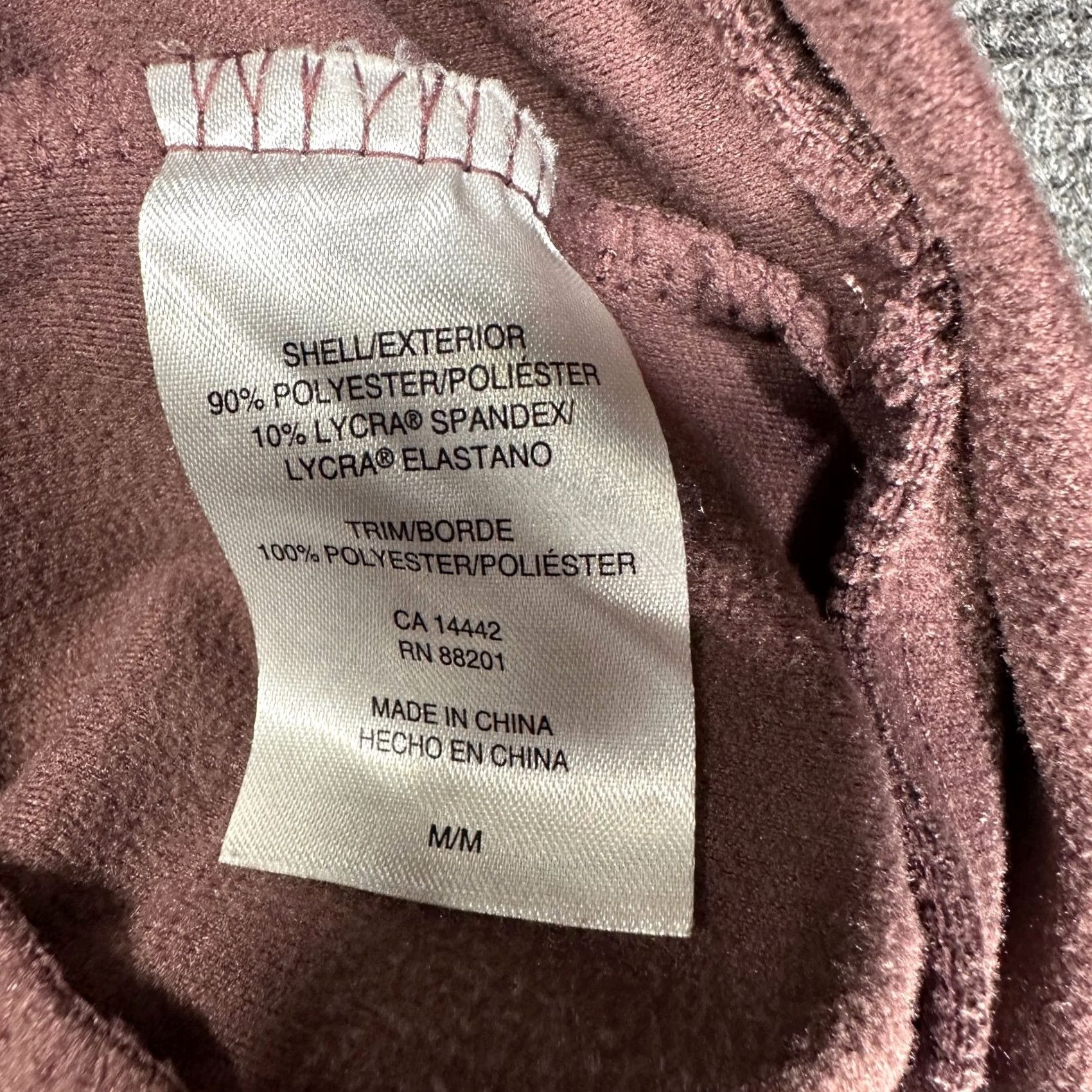 Vintage MONDE TTA Full Zip Sweatshirt Womens M Purple Stretch Pockets Jacket Size M / US 6-8 / IT 42-44 - 6 Thumbnail
