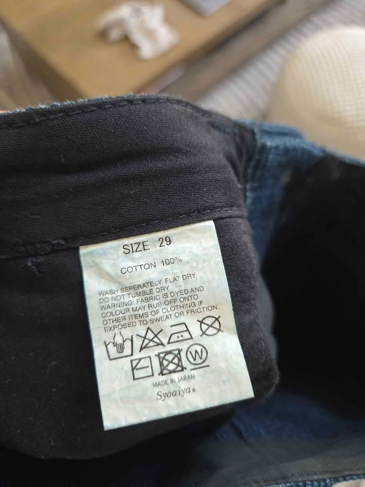Pure Blue Japan Pure Blue Japan Sashiko Work Pants Size US 31 - 4 Thumbnail