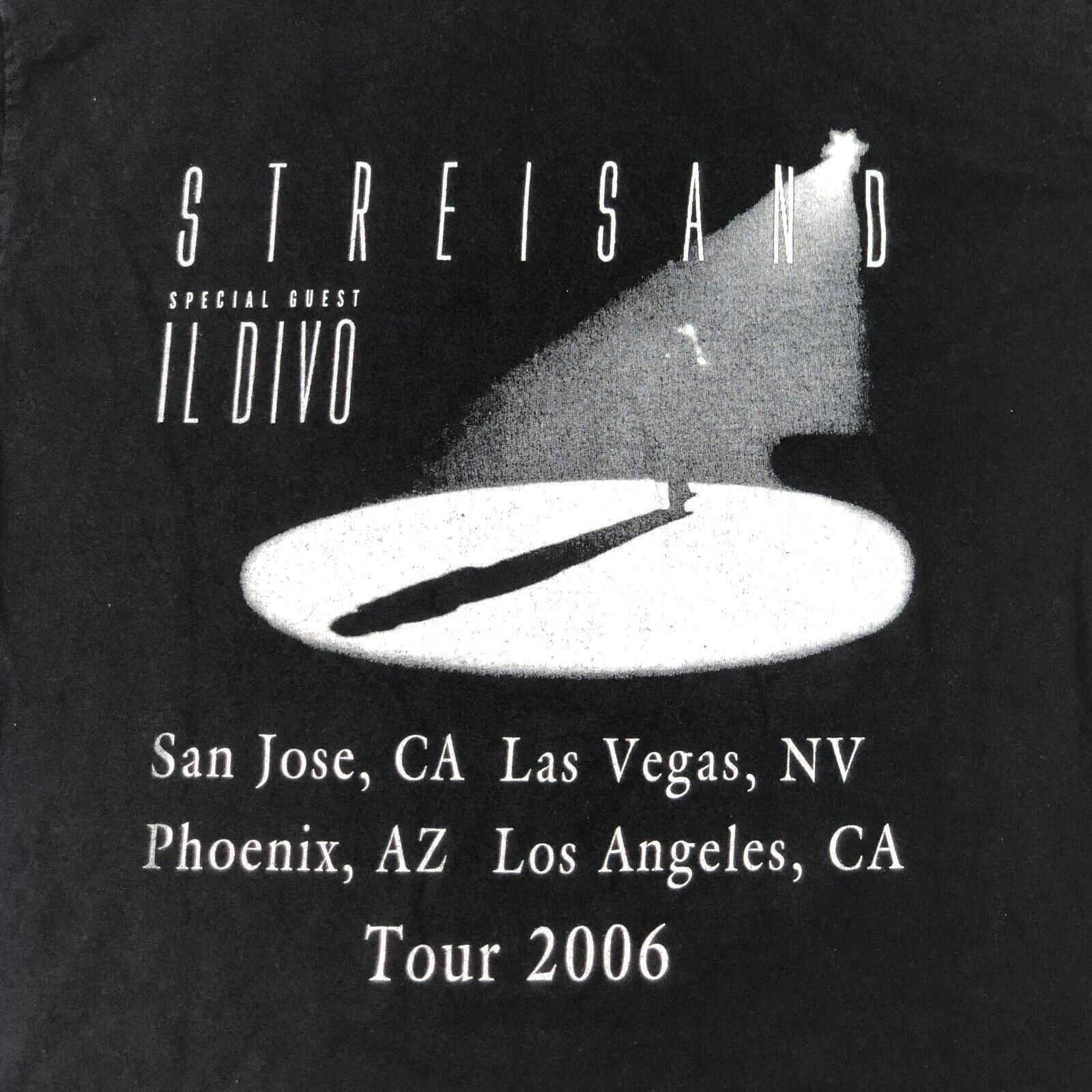 Vintage 2006 Barbara Streisand Concert Tour Tee T Shirt Size Medium Size US M / EU 48-50 / 2 - 5 Thumbnail
