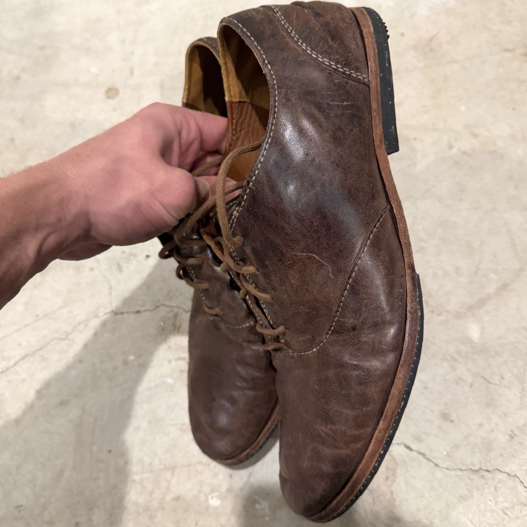 Timberland Timberland Bardstown Plain Toe Leather Oxfords Mens 9 Brown Oxford Shoes Size US 9 / EU 42 - 6 Thumbnail
