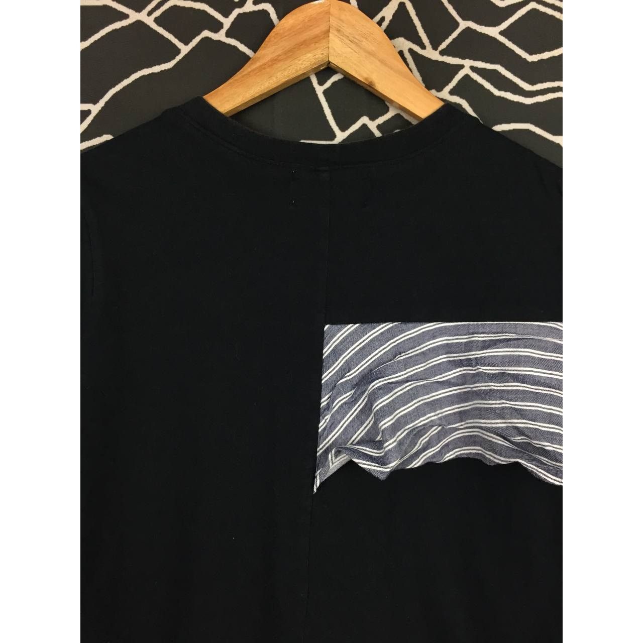 Japanese Brand Vin Japanese Brand Cut & Sew Striped Ruffle Tee Size S / US 4 / IT 40 - 7 Thumbnail