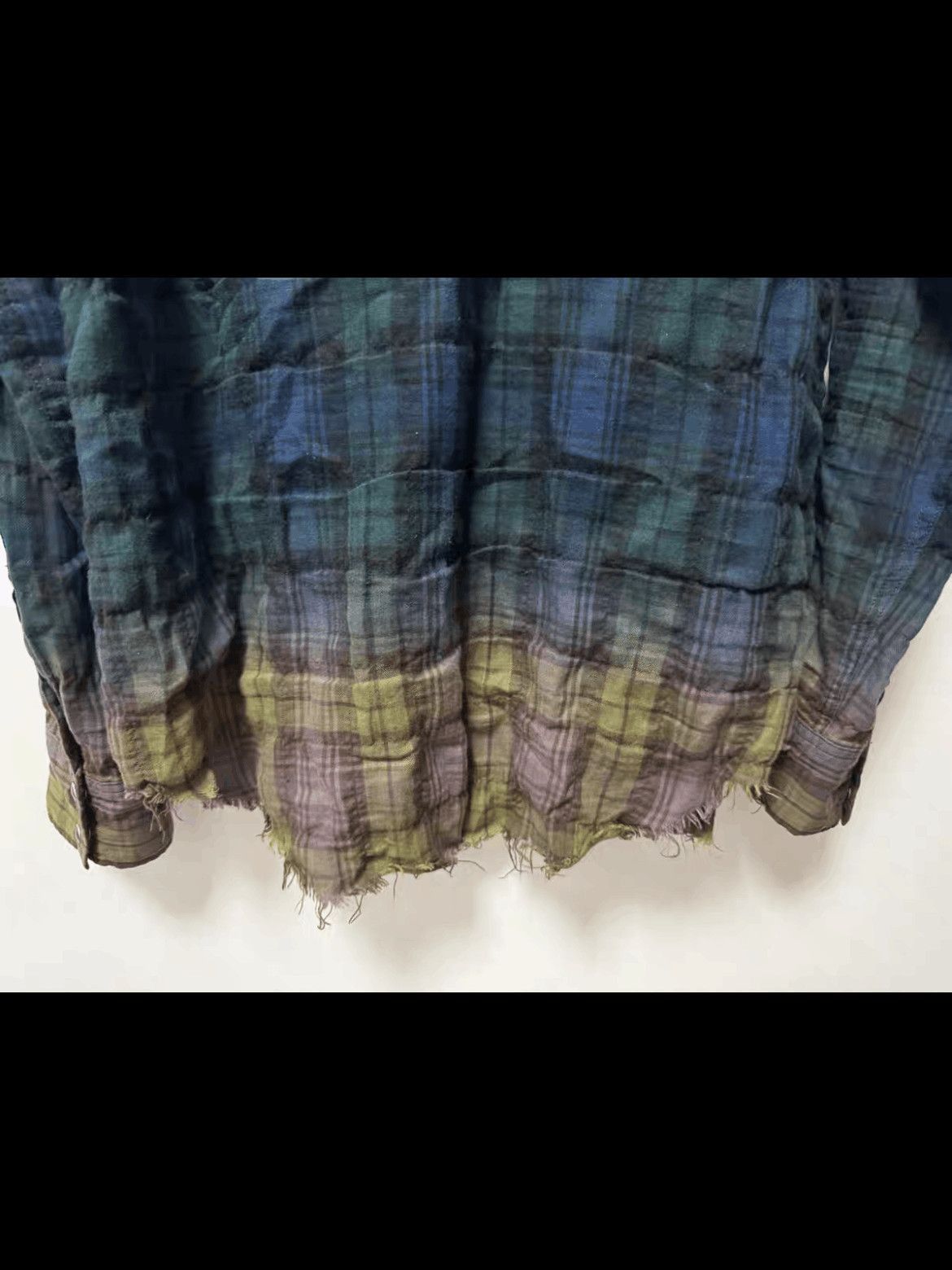 Saint Laurent Paris Saint Laurent Paris by Hedi 16SS Distressed Shirt-2508 Size US S / EU 44-46 / 1 - 5 Thumbnail