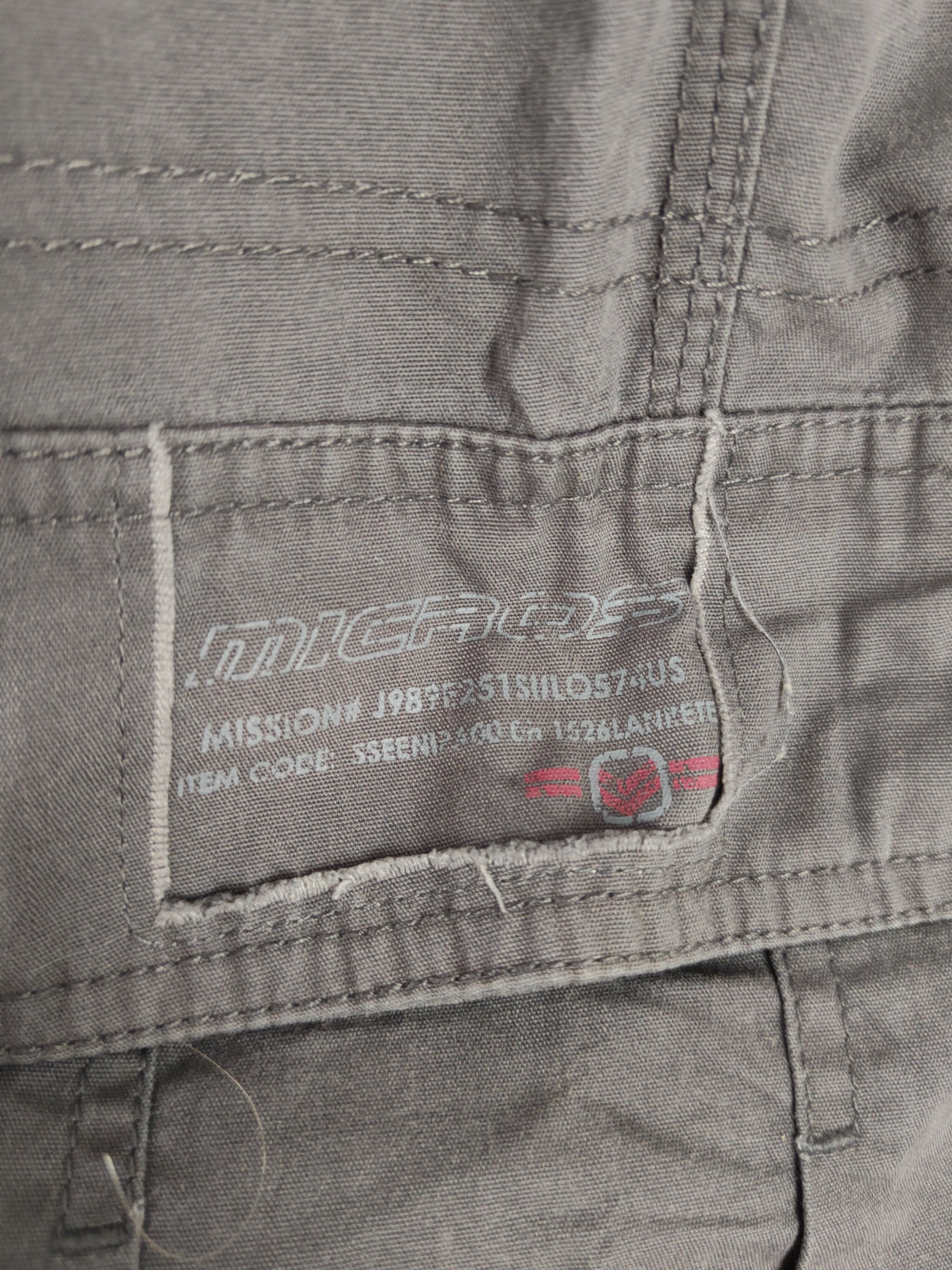 Japanese Brand DL Micros Gray Multipocket Tactical Cargo Pants #970 Size US 33 - 10 Thumbnail