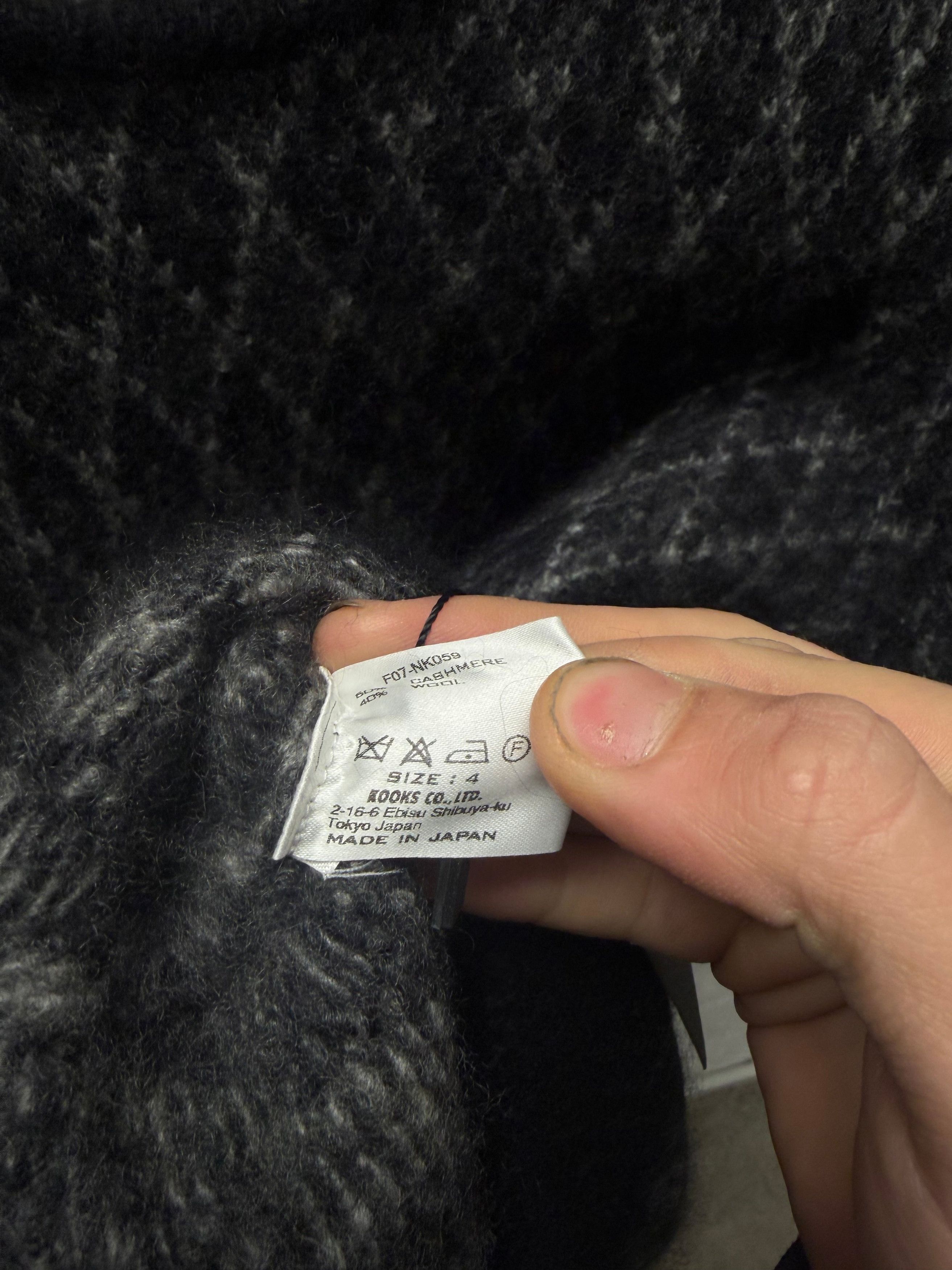 Number (N)ine AW2007 Number (N)ine ‘Love God Murder’ Cashmere Knit Sweater Size US XL / EU 56 / 4 - 5 Thumbnail