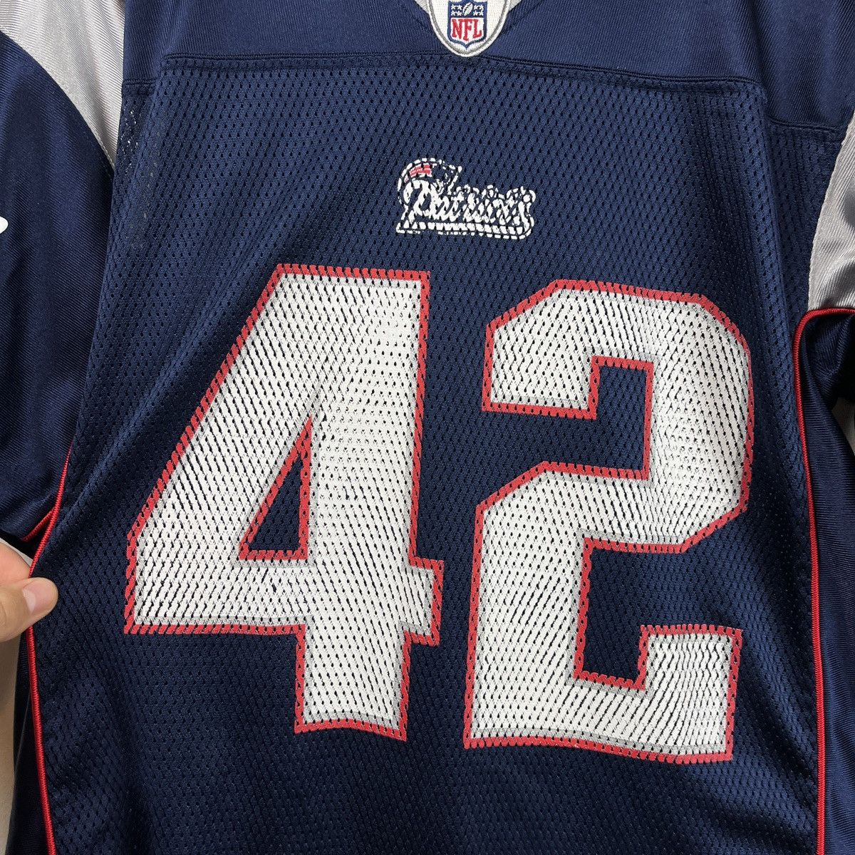 Reebok Green-Ellis 42 Reebok Patriots Jersey NFL Football Y2k 2011 Size US S / EU 44-46 / 1 - 9 Thumbnail