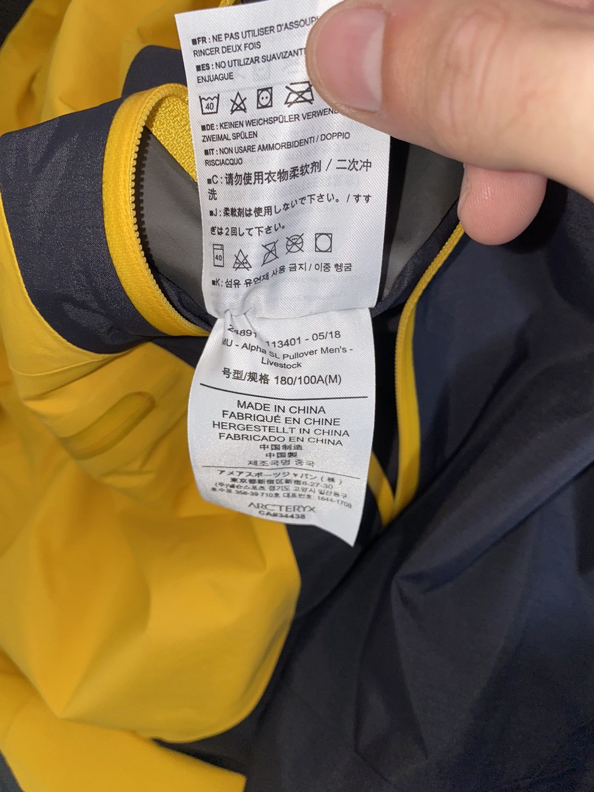 Arc'teryx × Goretex Arcteryx x Livestock Alpha SL Pullover Size US M / EU 48-50 / 2 - 9 Thumbnail