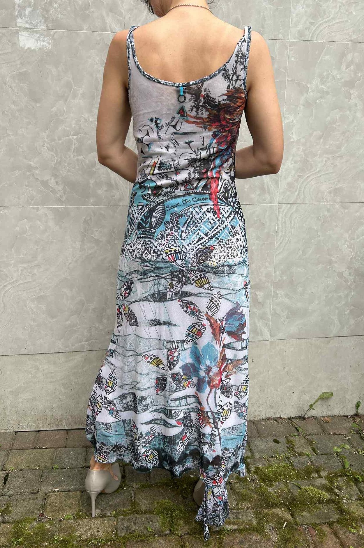 Other Save the Queen Maxi Dress Art Abstract Size L Size L / US 10 / IT 46 - 2 Thumbnail
