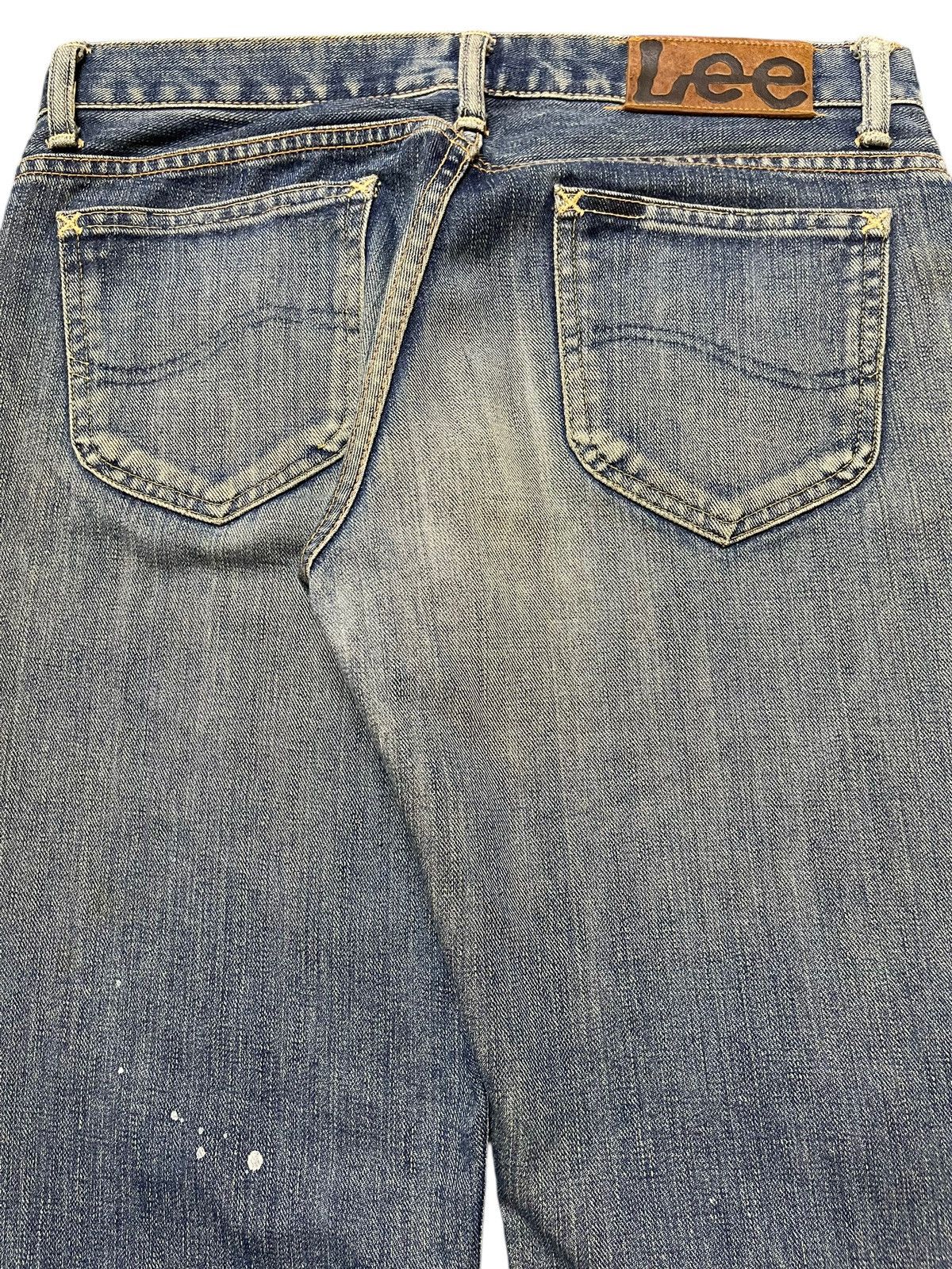 Lee Vintage Lee Mud Faded Wash Distress Style Jeans Size US 30 / EU 46 - 6 Thumbnail