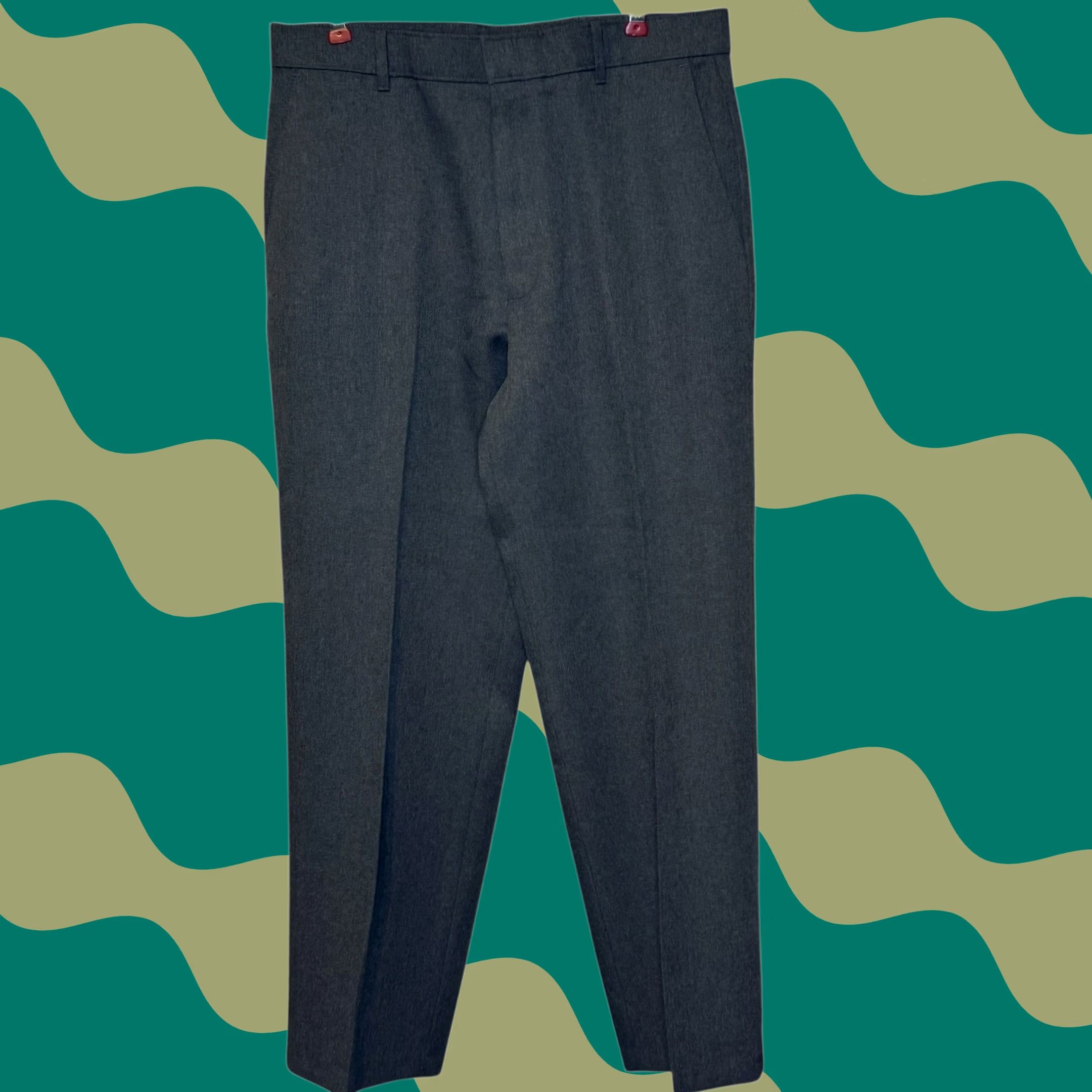 Levi's × Vintage VTG Levis Sta-Prest Grey Straight Action Slacks