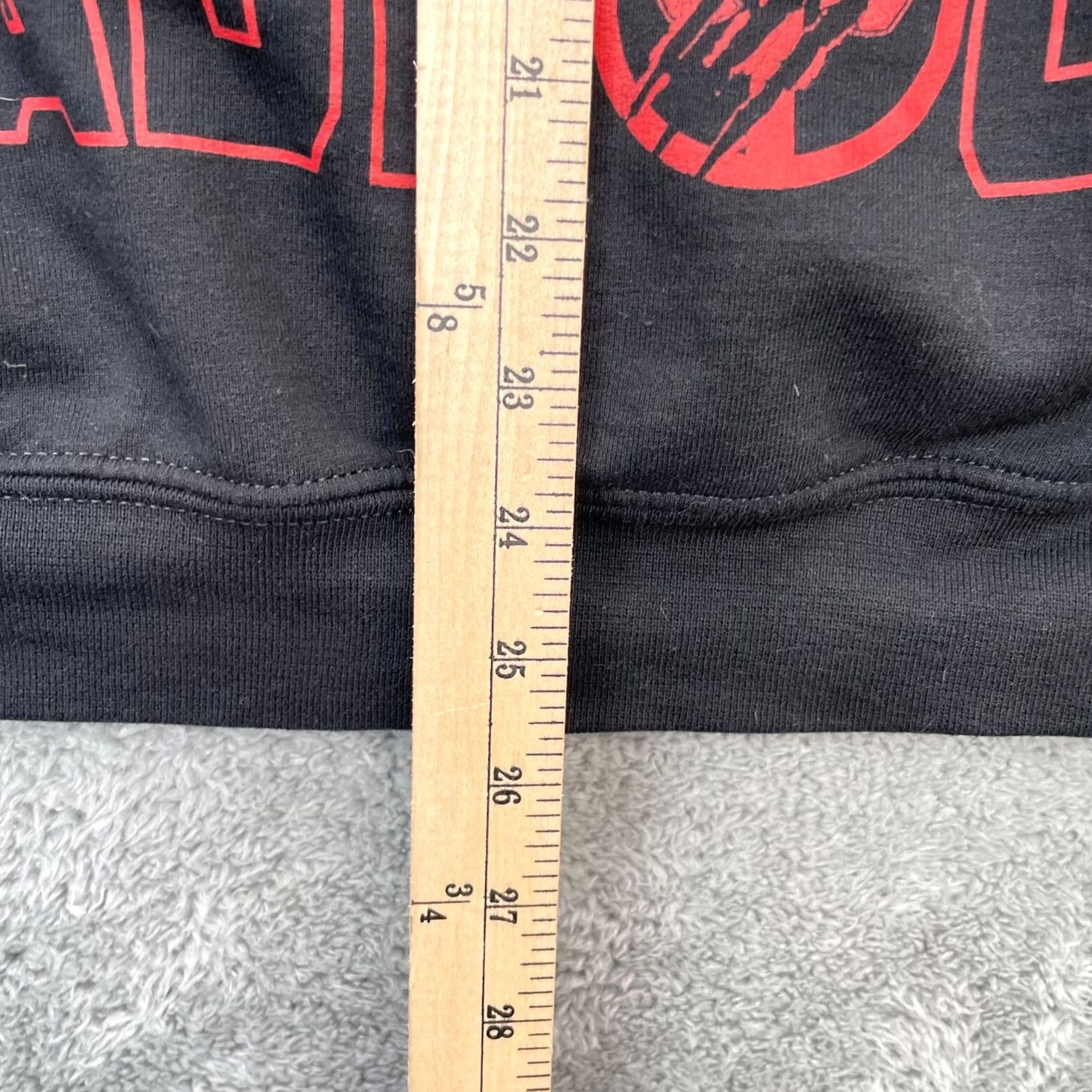 Vintage Deadpool And Wolverine Hoodie Marvel Graphic Print Pullover Mens Medium Black Jacket? Size US M / EU 48-50 / 2 - 5 Thumbnail