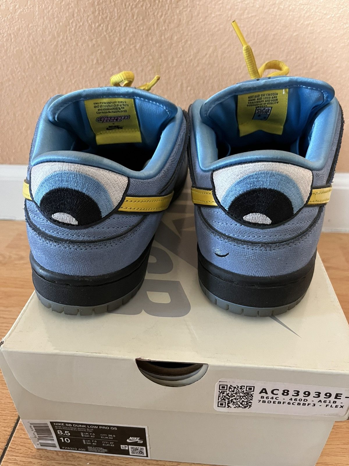 Nike The Powerpuff Girls x Nike Dunk Low Pro SB QS ‘Bubbles’ Size US 8.5 / EU 41-42 - 9 Thumbnail
