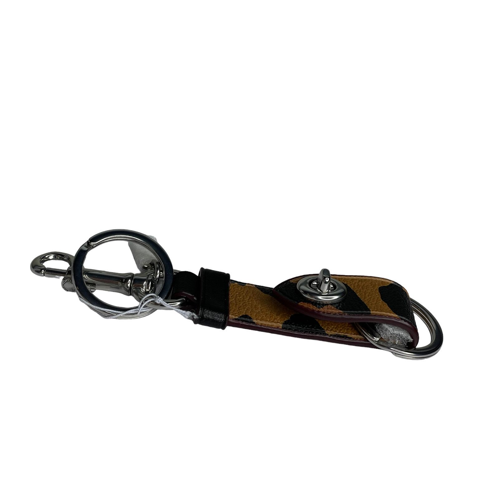 Coach Coach Trigger Snap Bag Charm Keychain With Leopard Print Size ONE SIZE - 4 Thumbnail