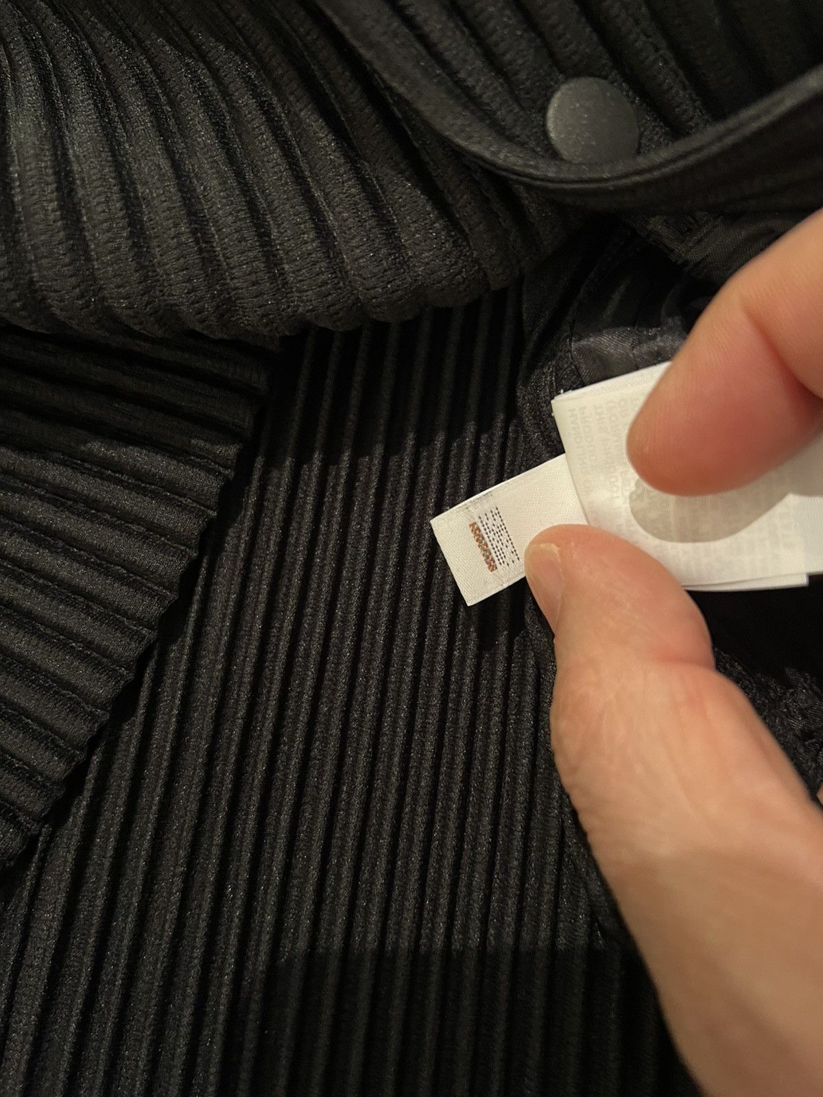 Issey Miyake HOMME PLISSÉ ISSEY MIYAKE Jacket cardigan Black 2 Medium Size US M / EU 48-50 / 2 - 11 Thumbnail