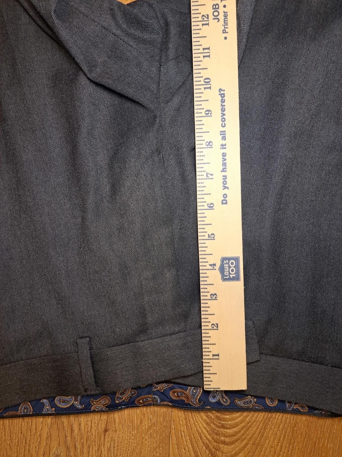 Polo Ralph Lauren Ralph Lauren Dress Pants Mens 36x29 Gray Slacks Suit Pants Size 44R - 8 Thumbnail