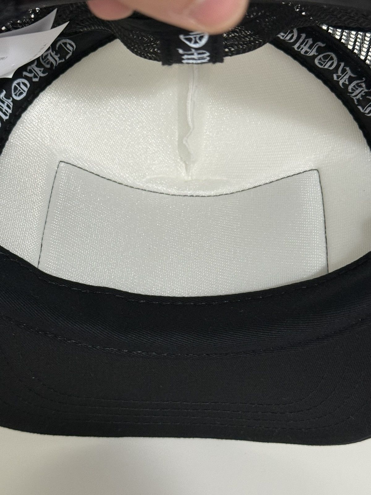 Chrome Hearts NEW Chrome hearts FUCK black/white trucker Size ONE SIZE - 3 Thumbnail