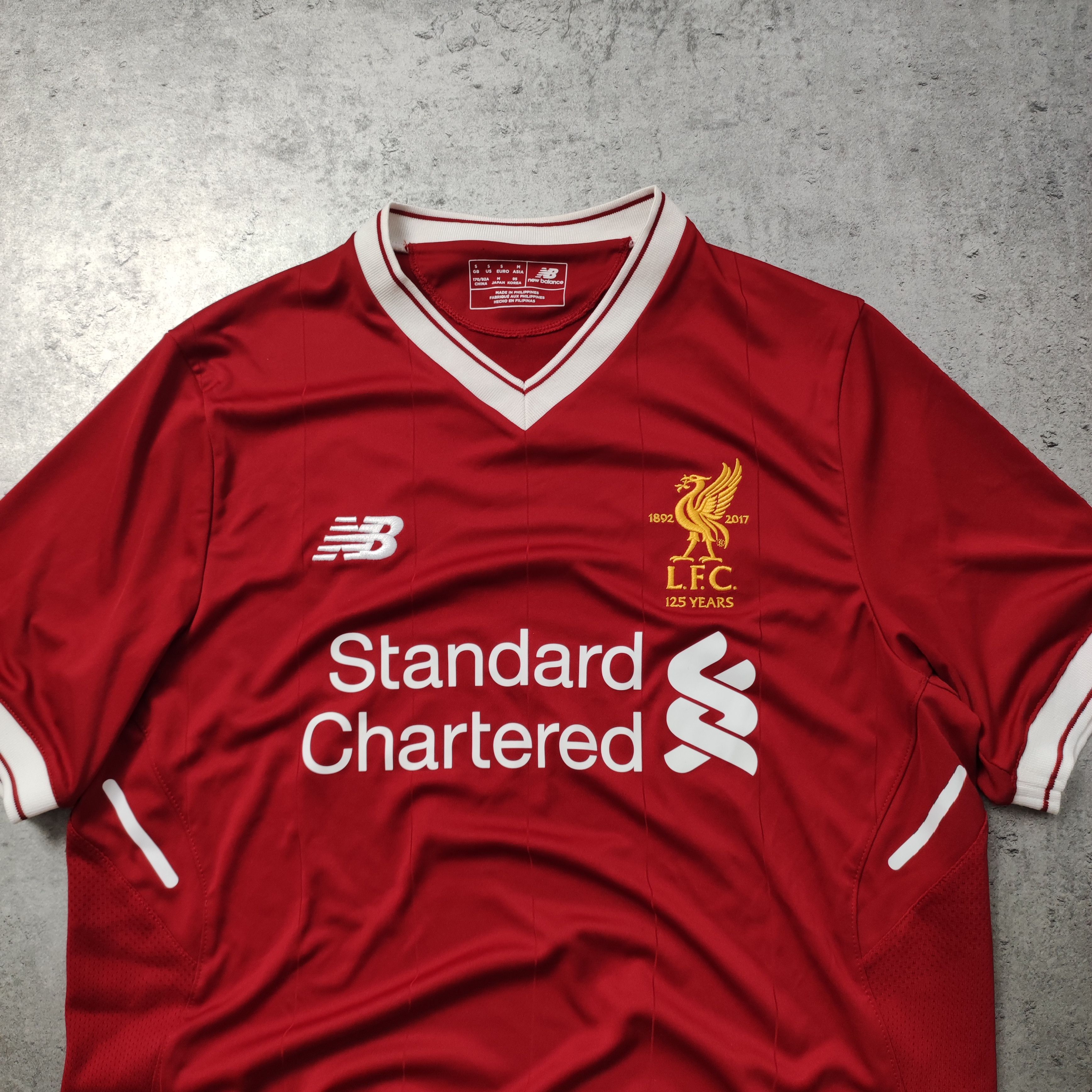 Other RARE 2017 Liverpool FC Football 125yrs Limited Home Jersey Size US S / EU 44-46 / 1 - 3 Thumbnail