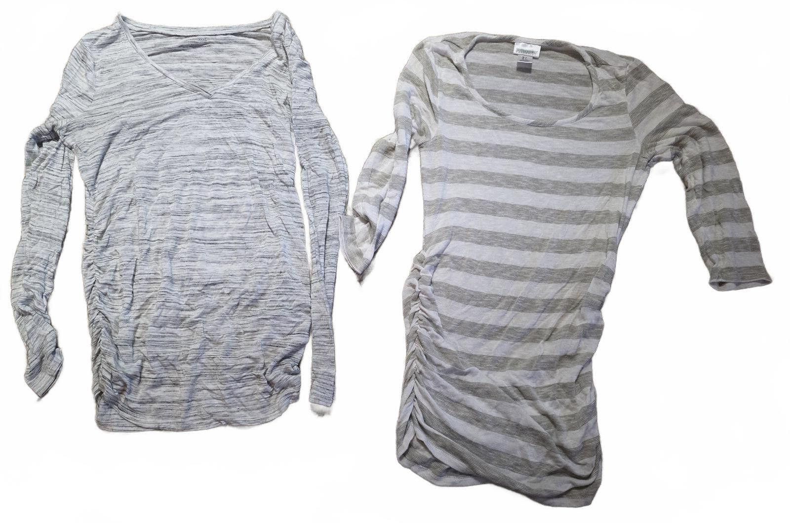 Other 2 Motherhood Maternity Long Sleeve Gray Tops Shirts Sz Small Size S / US 4 / IT 40 - 2 Thumbnail