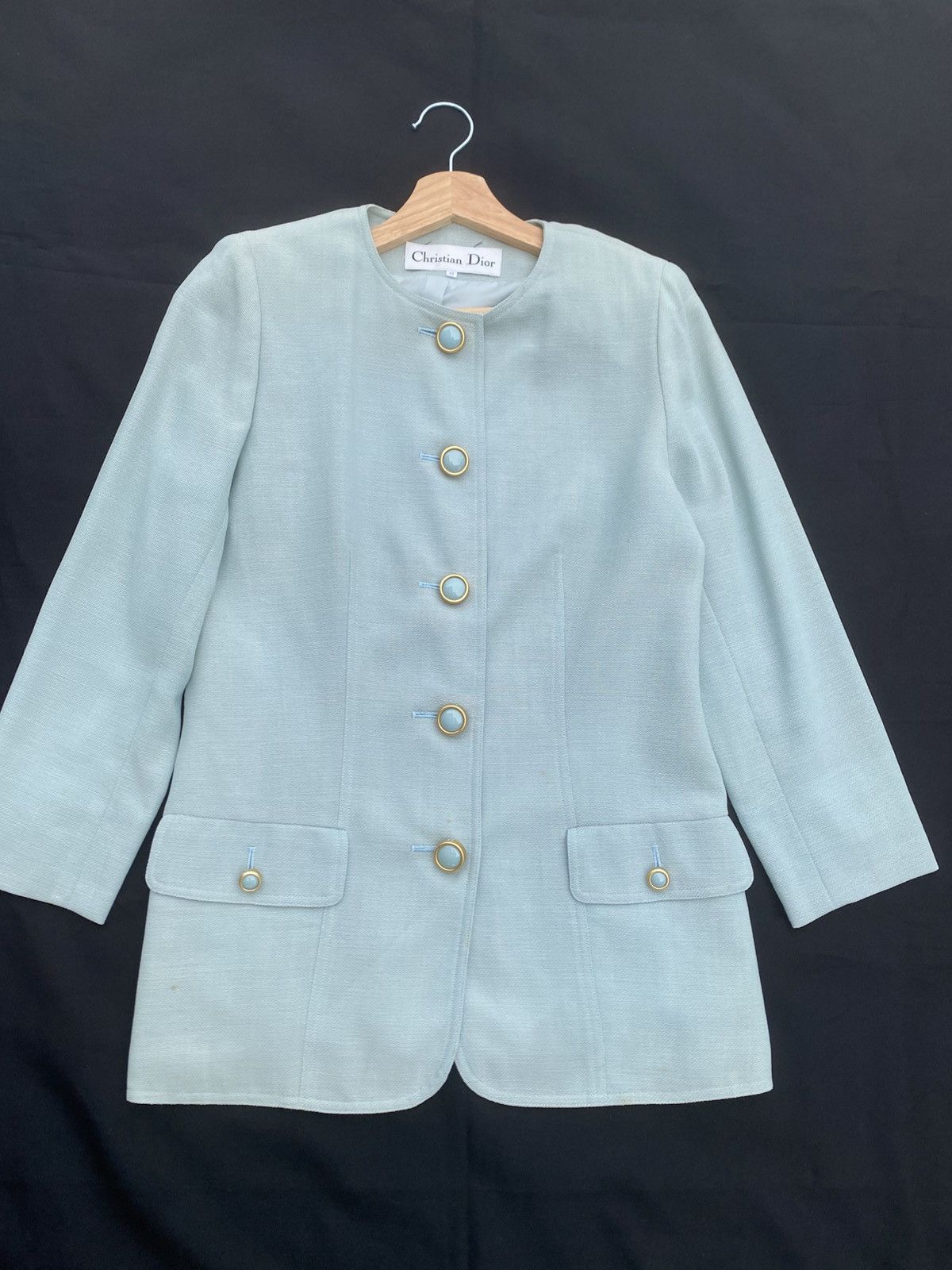 Dior Rare Vintage 90s Christian Dior Wool Suit Blazer/Jacket Size M / US 6-8 / IT 42-44 - 5 Thumbnail