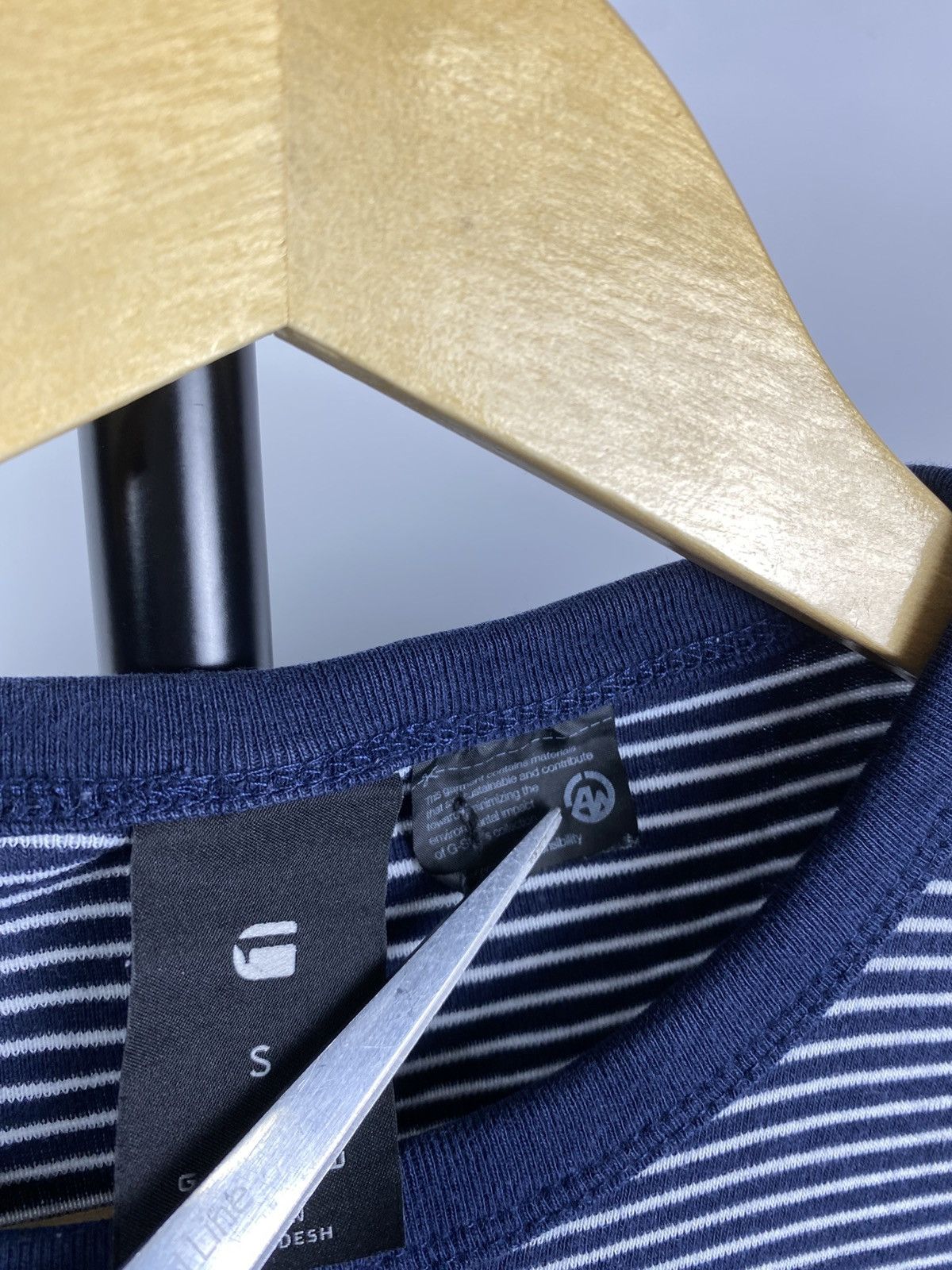 G-Star Vintage 00s striped Marine G-Star Raw Y2K T-Shirt Size S Size US S / EU 44-46 / 1 - 3 Thumbnail