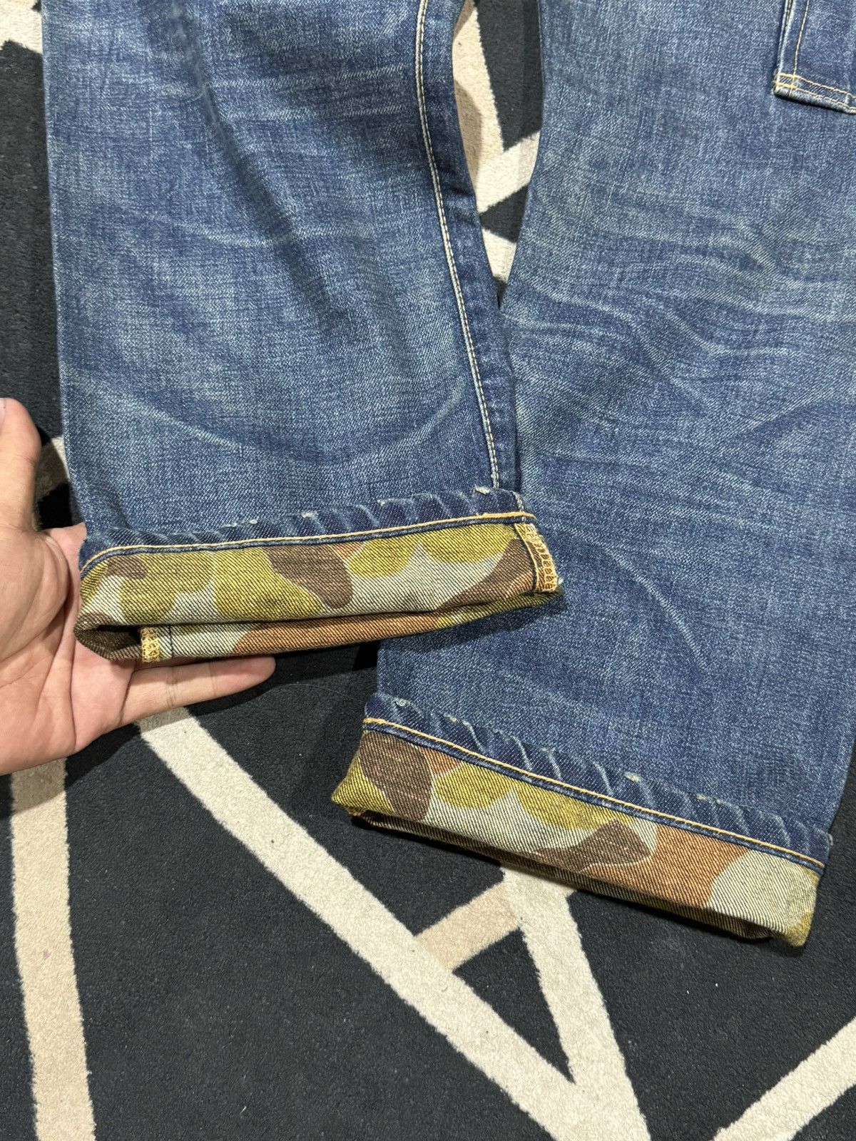 Junya Watanabe Junya Watanabe Comme Des Garcons Camouflage Denim Cargo Size US 30 / EU 46 - 6 Thumbnail