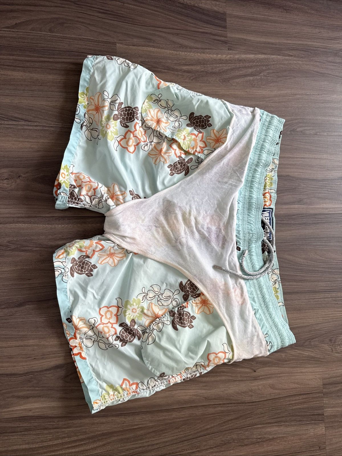 Vilebrequin Vilebrequin Shorts Mens 2XL Green Floral Trunks Hawaiian Size US 36 / EU 52 - 6 Thumbnail