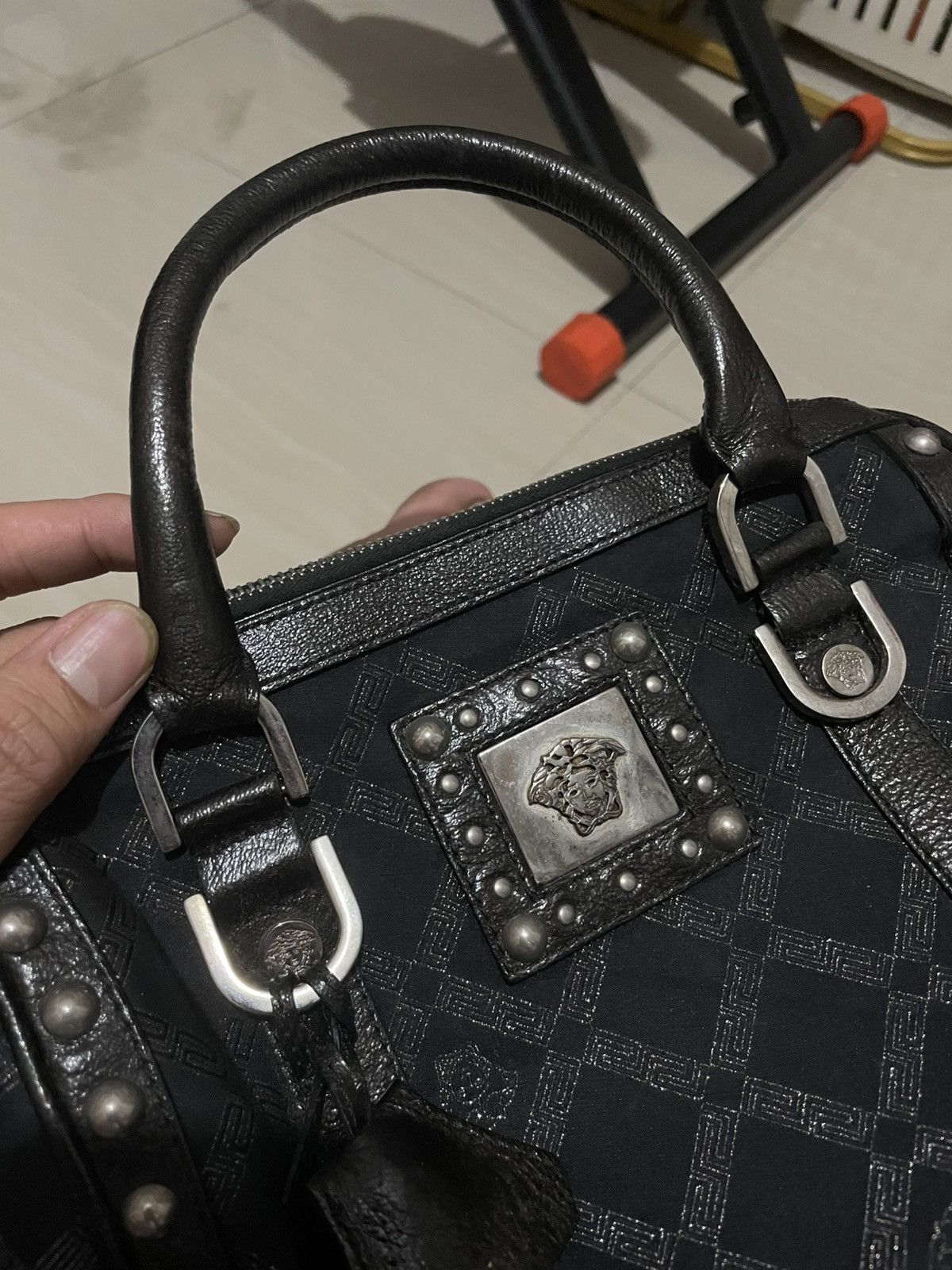 Versace VERSACE black in leather handbag Size ONE SIZE - 8 Thumbnail