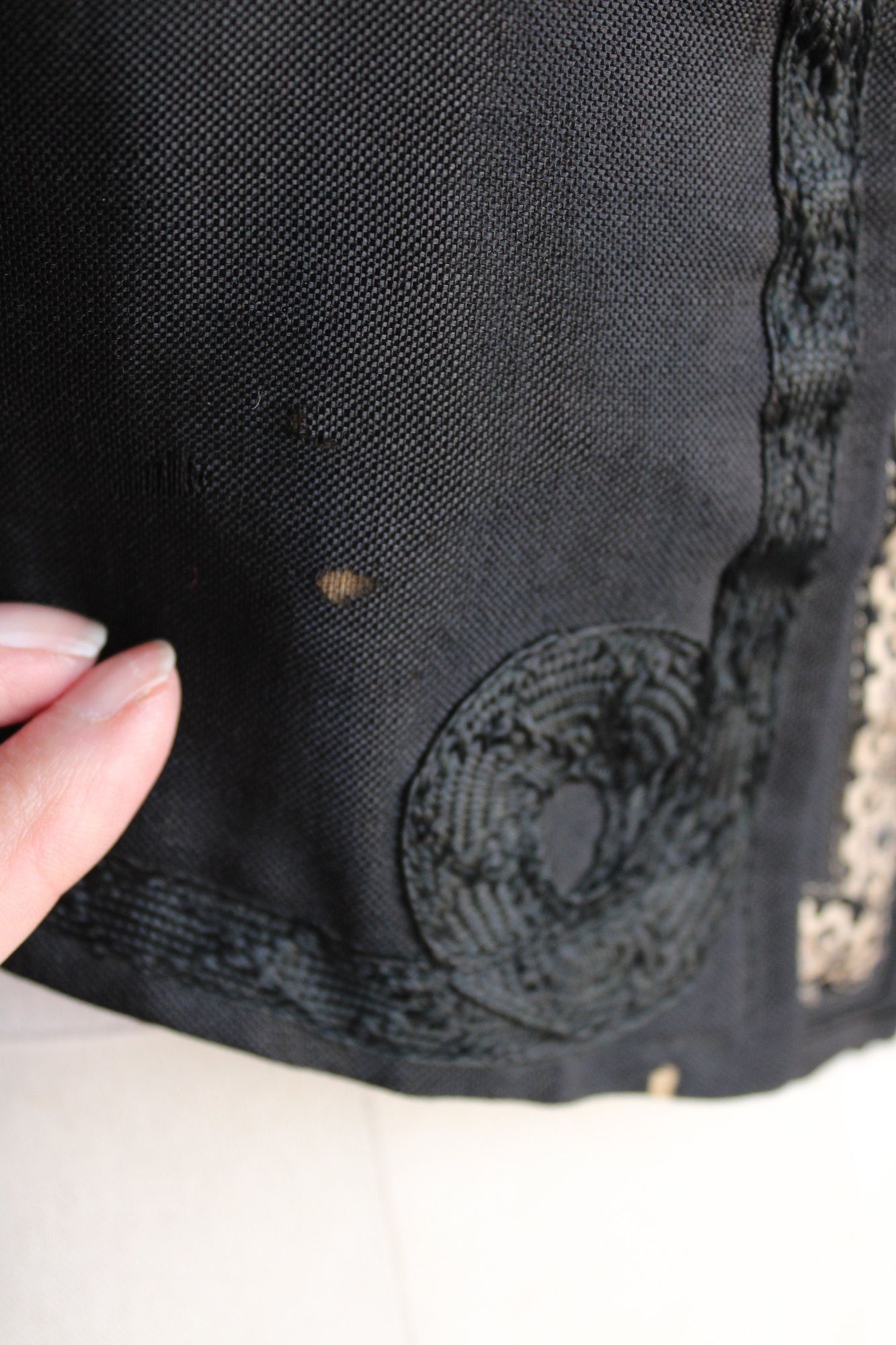 Vintage Vintage Antique 1800s Victorian Jacket, Large Size Black Sil Size L / US 10 / IT 46 - 6 Thumbnail