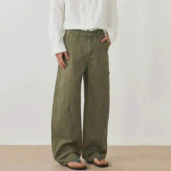 Jean Kitajima x Kino Baggy Wide-Leg Embroidered Stripe Jeans Size US 32 / EU 48 - 8 Thumbnail