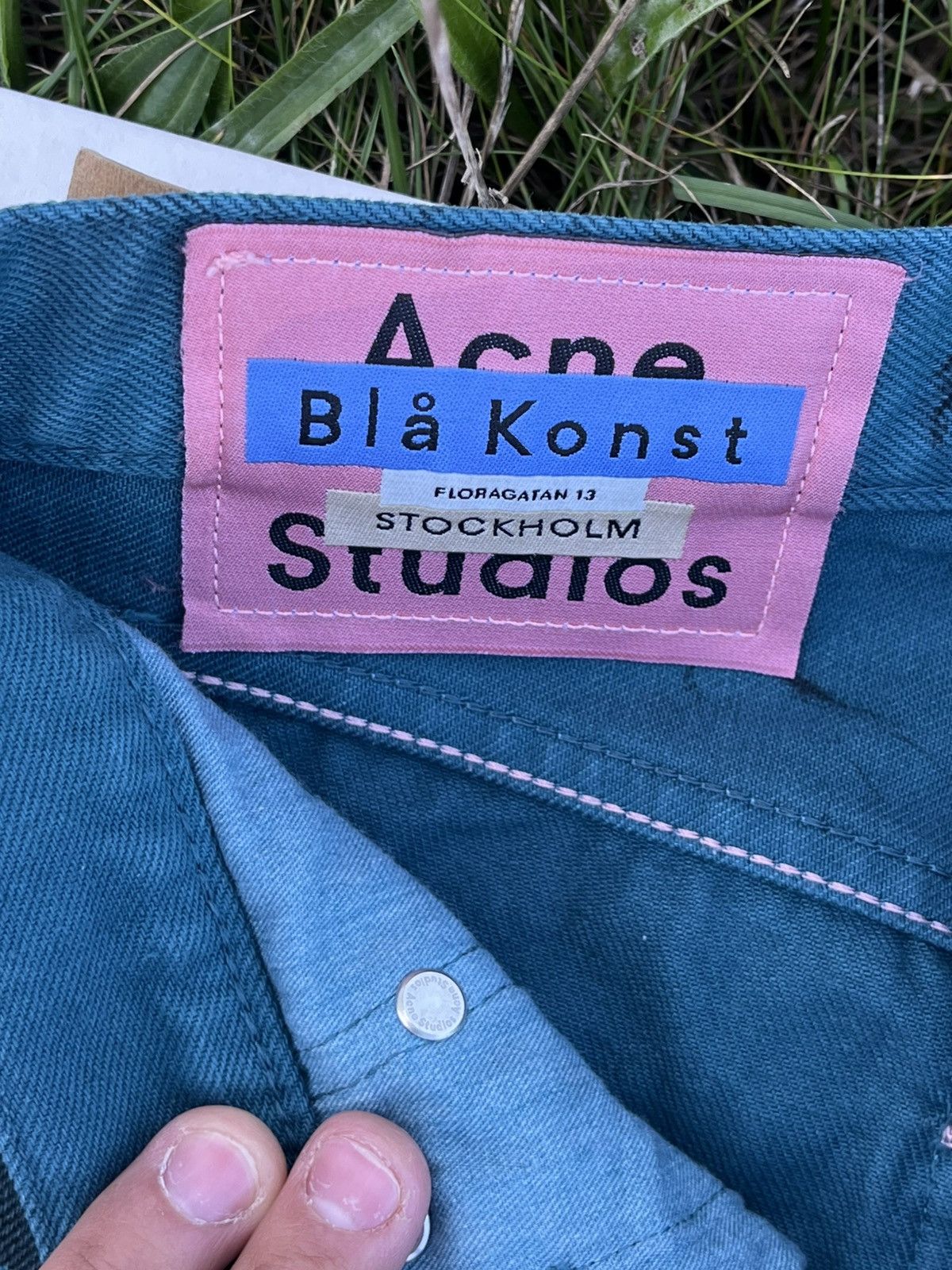 Acne Studios Acne Studios 1996 Swirl Ocean Blue Jeans 29/30 Size US 30 / EU 46 - 5 Thumbnail