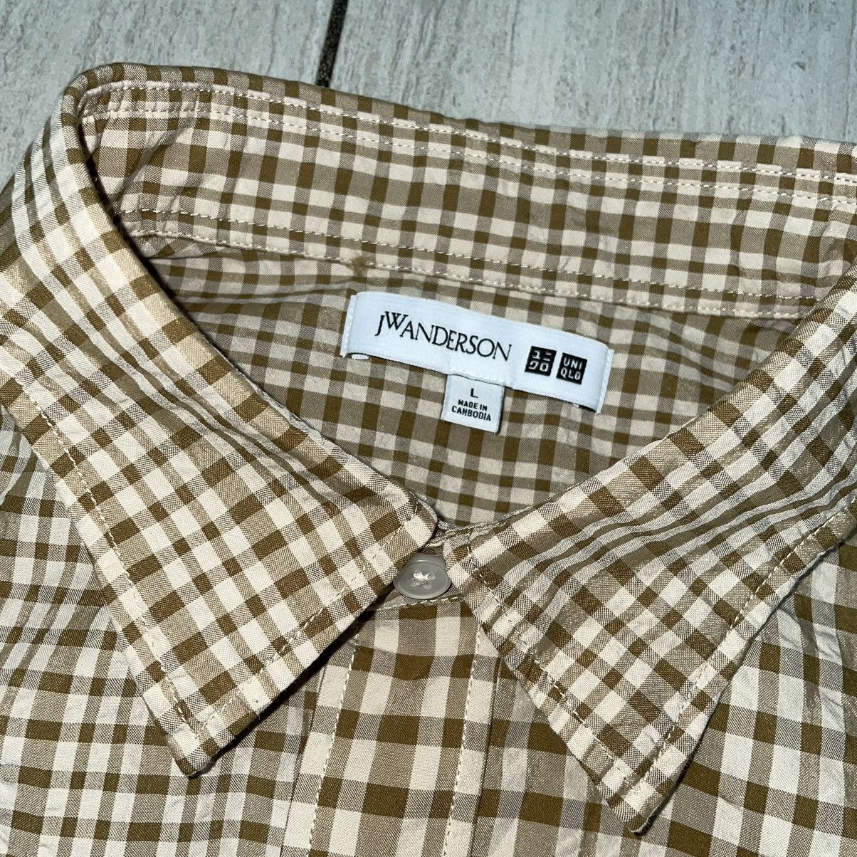 JW Anderson × Uniqlo J W Anderson Plaid Button Up Size US L / EU 52-54 / 3 - 4 Thumbnail
