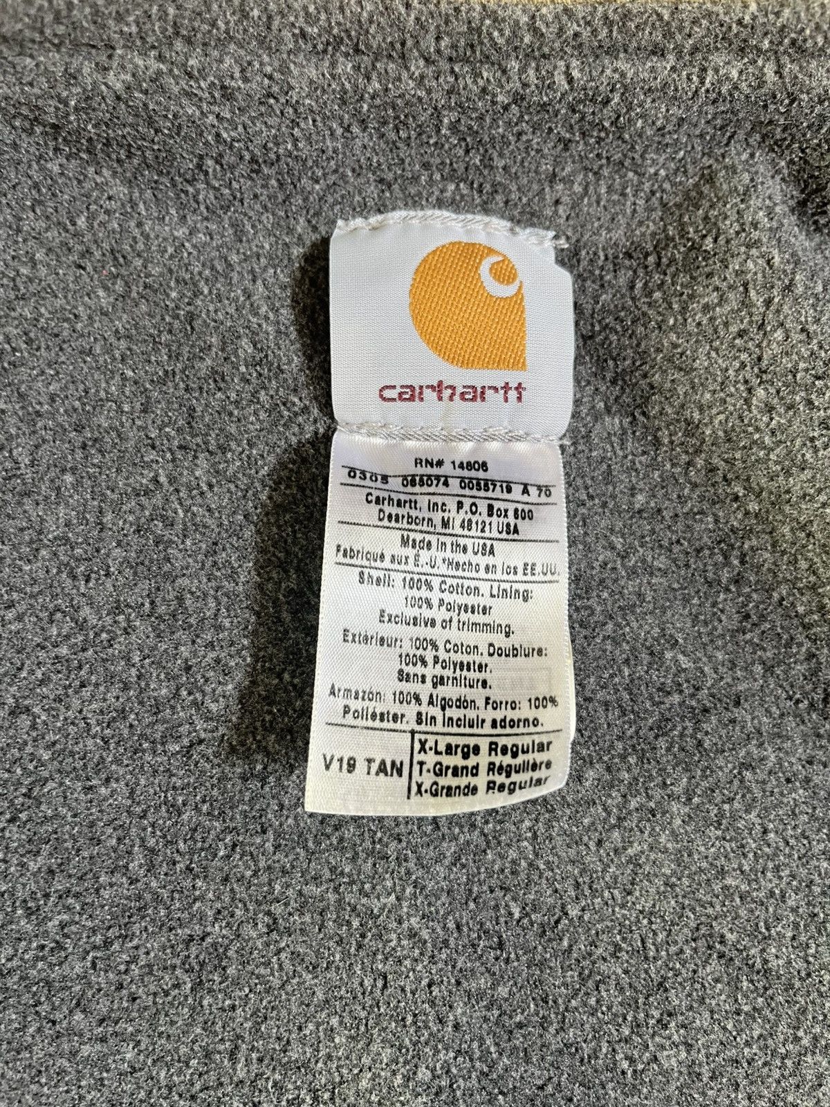 Carhartt × Vintage Vintage Carhartt Tan Vest Size US XL / EU 56 / 4 - 4 Thumbnail