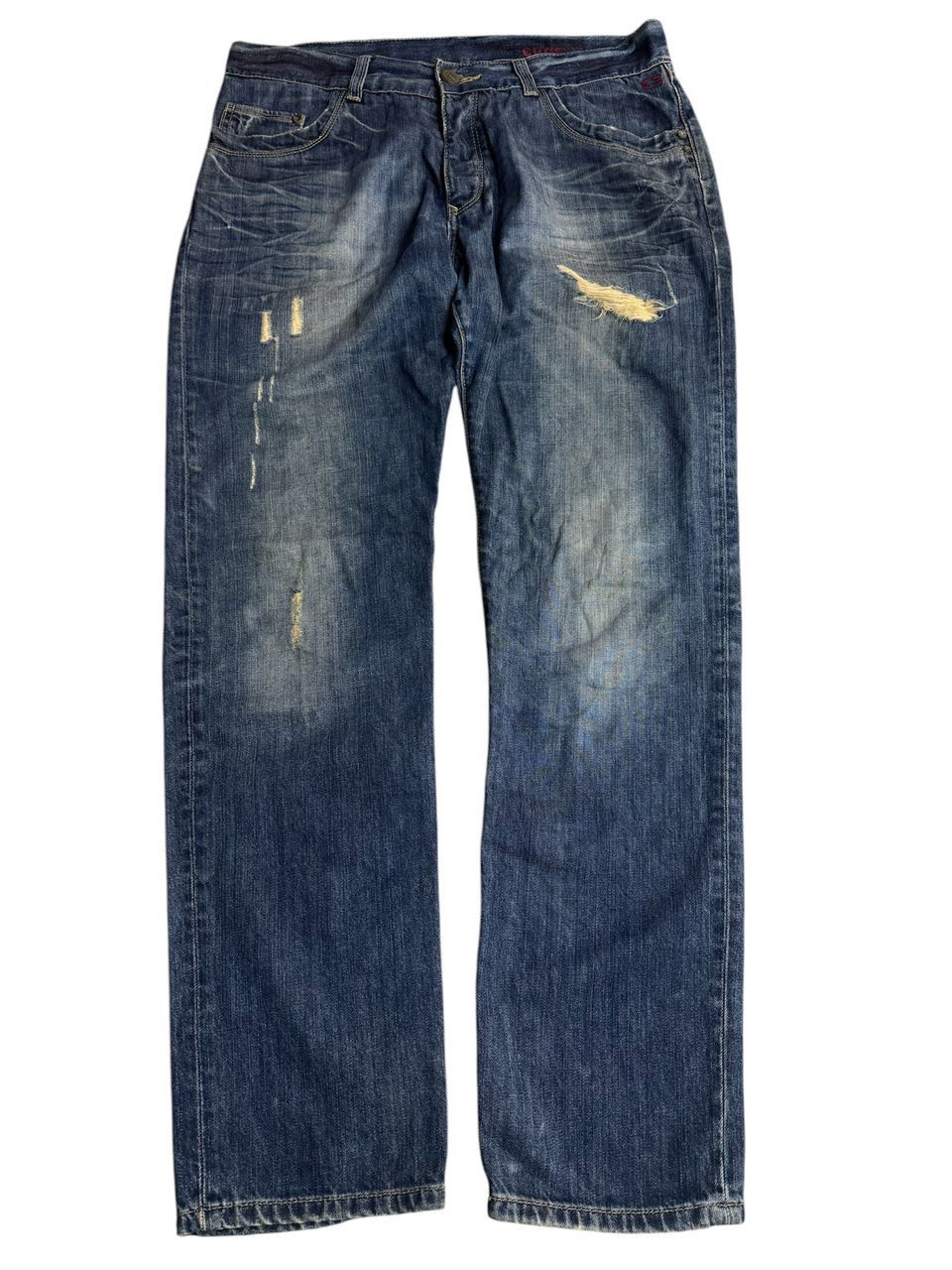 Japanese Brand × Vintage Vintage Cross jeanswear faded distressed denim Size US 32 / EU 48 - 2 Thumbnail