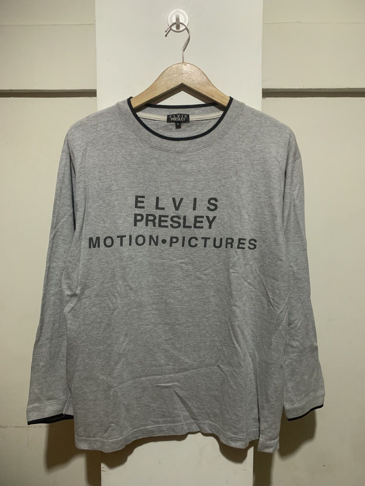 Japanese Brand Elvis Presley LONGSLEEVE ROCK n ROLL STYLE TEE Size US L / EU 52-54 / 3 - 1 Thumbnail