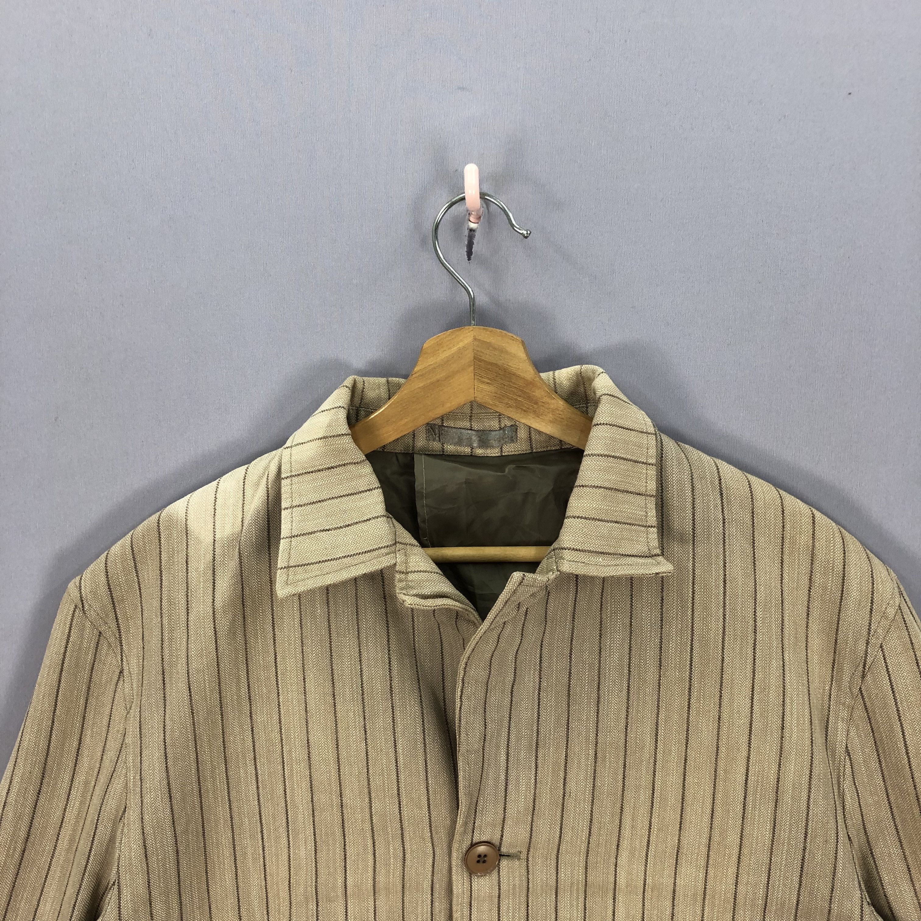 Japanese Brand × Vintage Vintage MFE Hickory Chore Jacket Jacket | BS63209. Size US L / EU 52-54 / 3 - 4 Thumbnail