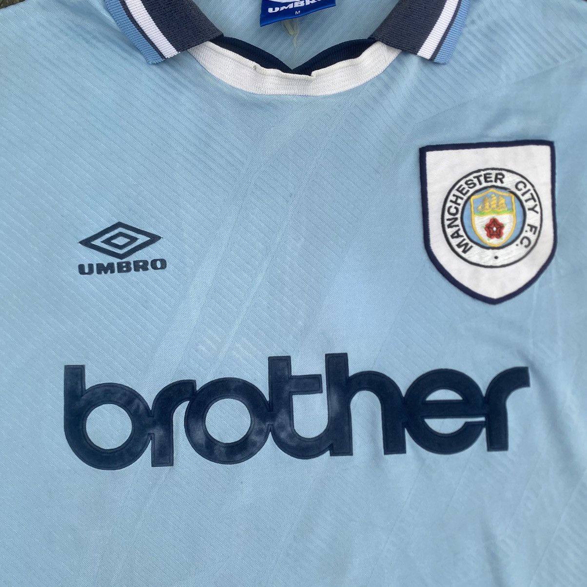 Umbro vintage man city brother jersey noel galagher Size US L / EU 52-54 / 3 - 5 Thumbnail