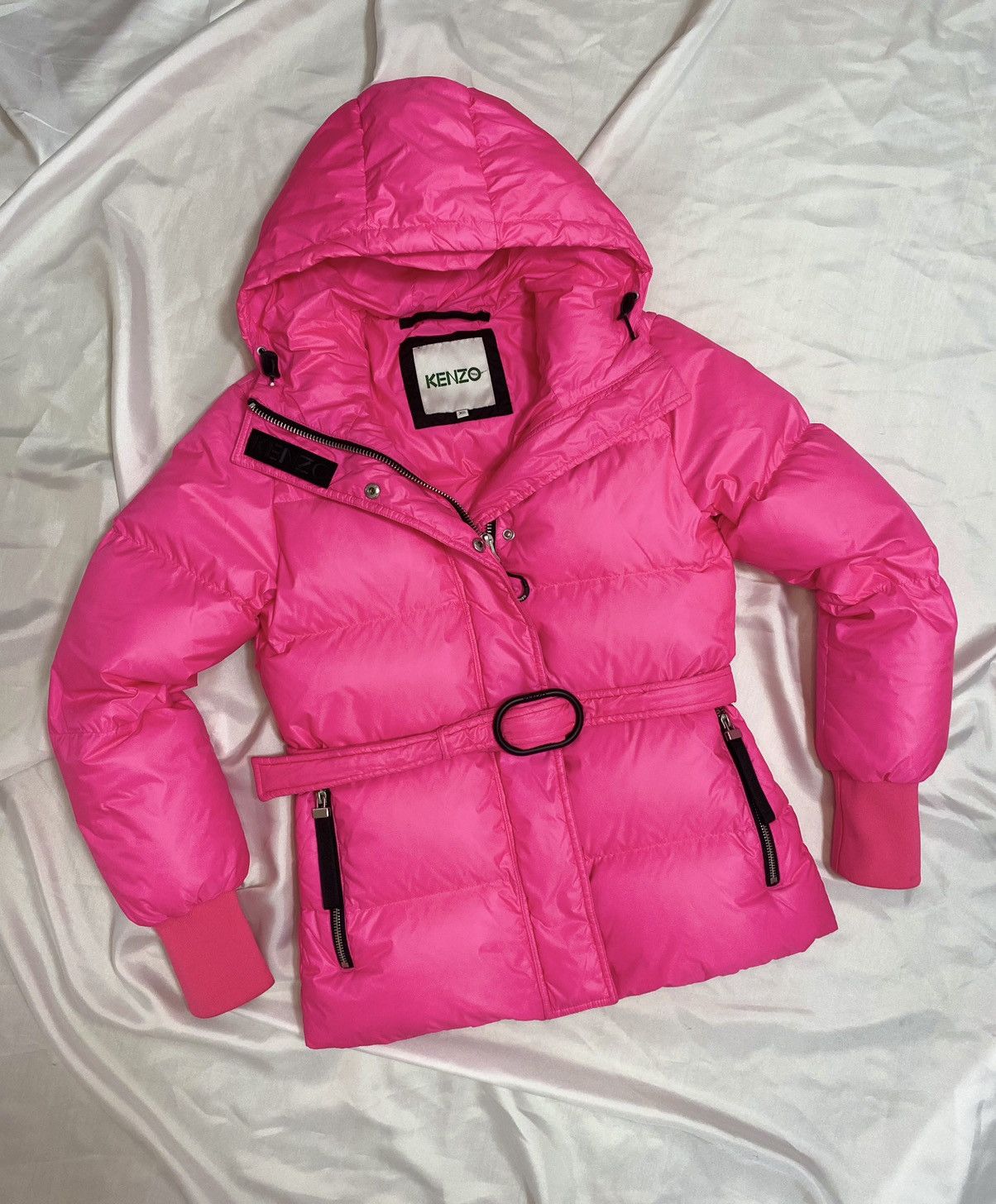 image of Kenzo Puffer in Pink, Women's (Size XS)