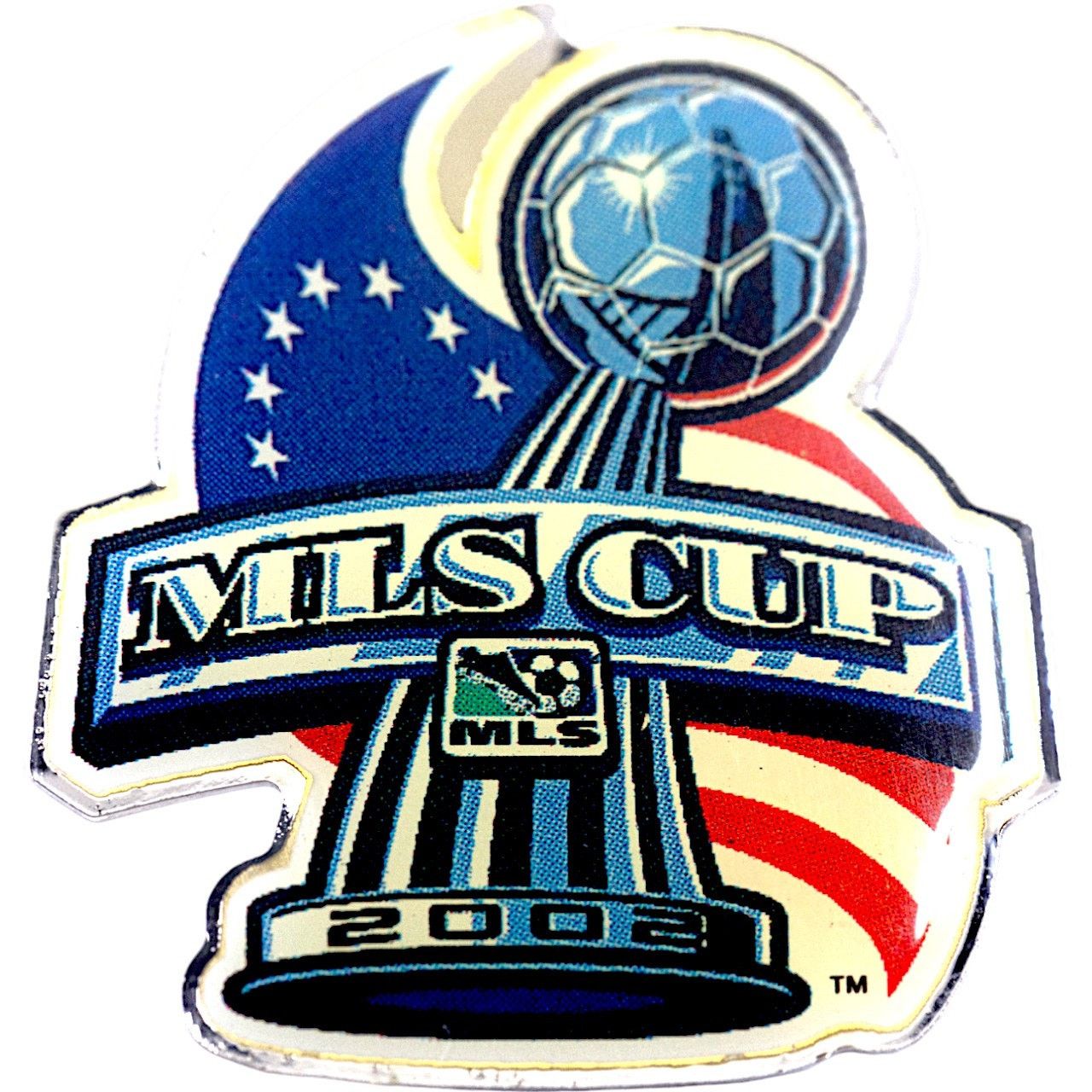 Other MLS Cup 2002 Vintage Pin LA Galaxy vs New England Revolution Size ONE SIZE - 2 Thumbnail