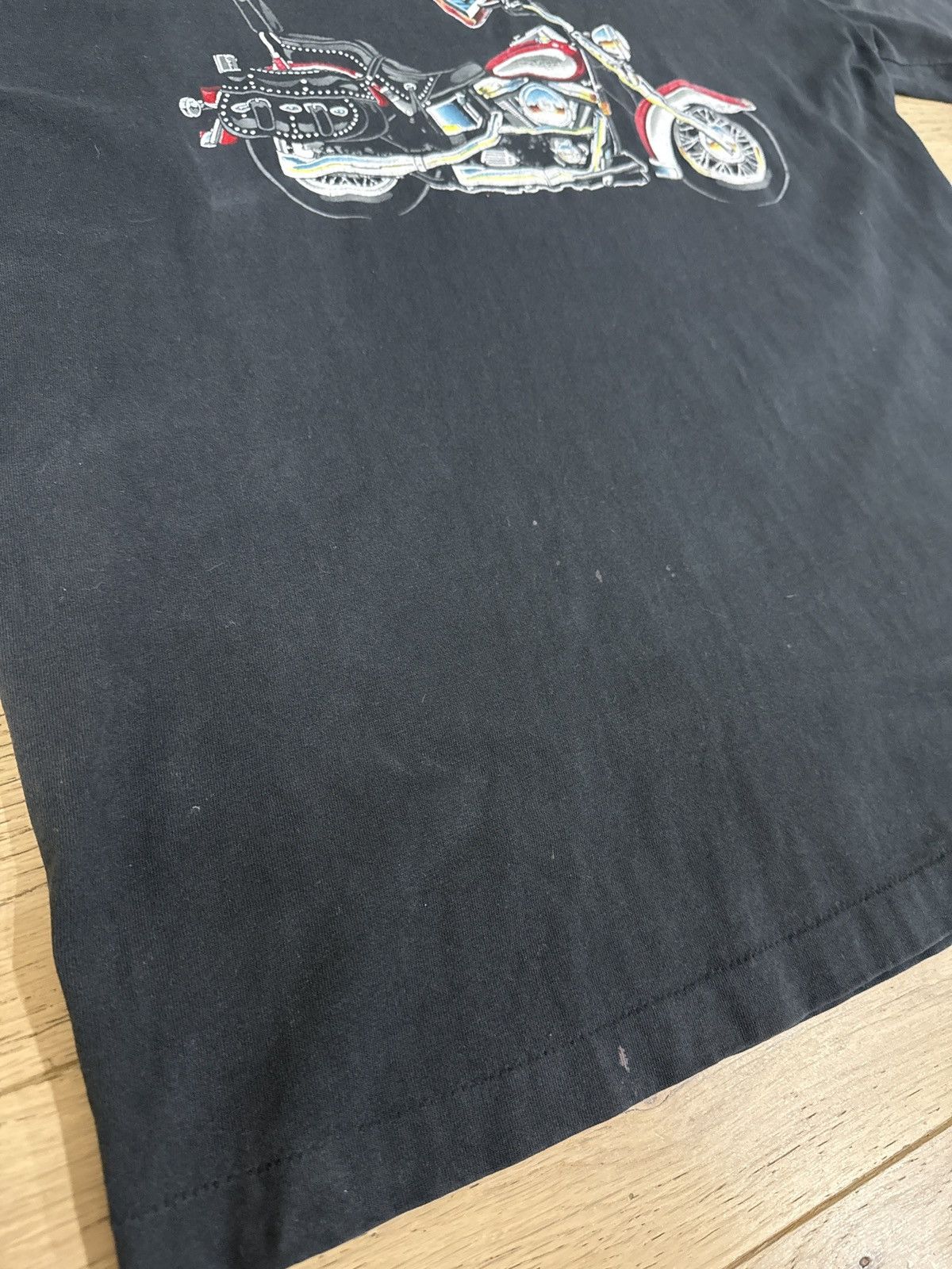 Harley Davidson Vintage Harley Davidson New York Cafe Single Stitch Black XL Size US XL / EU 56 / 4 - 4 Thumbnail