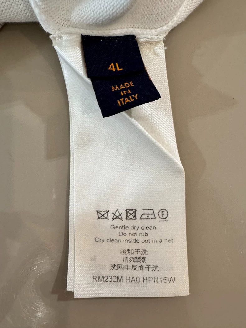 Louis Vuitton LV white orange tiger pattern short sleeve-2507 Size US L / EU 52-54 / 3 - 3 Thumbnail